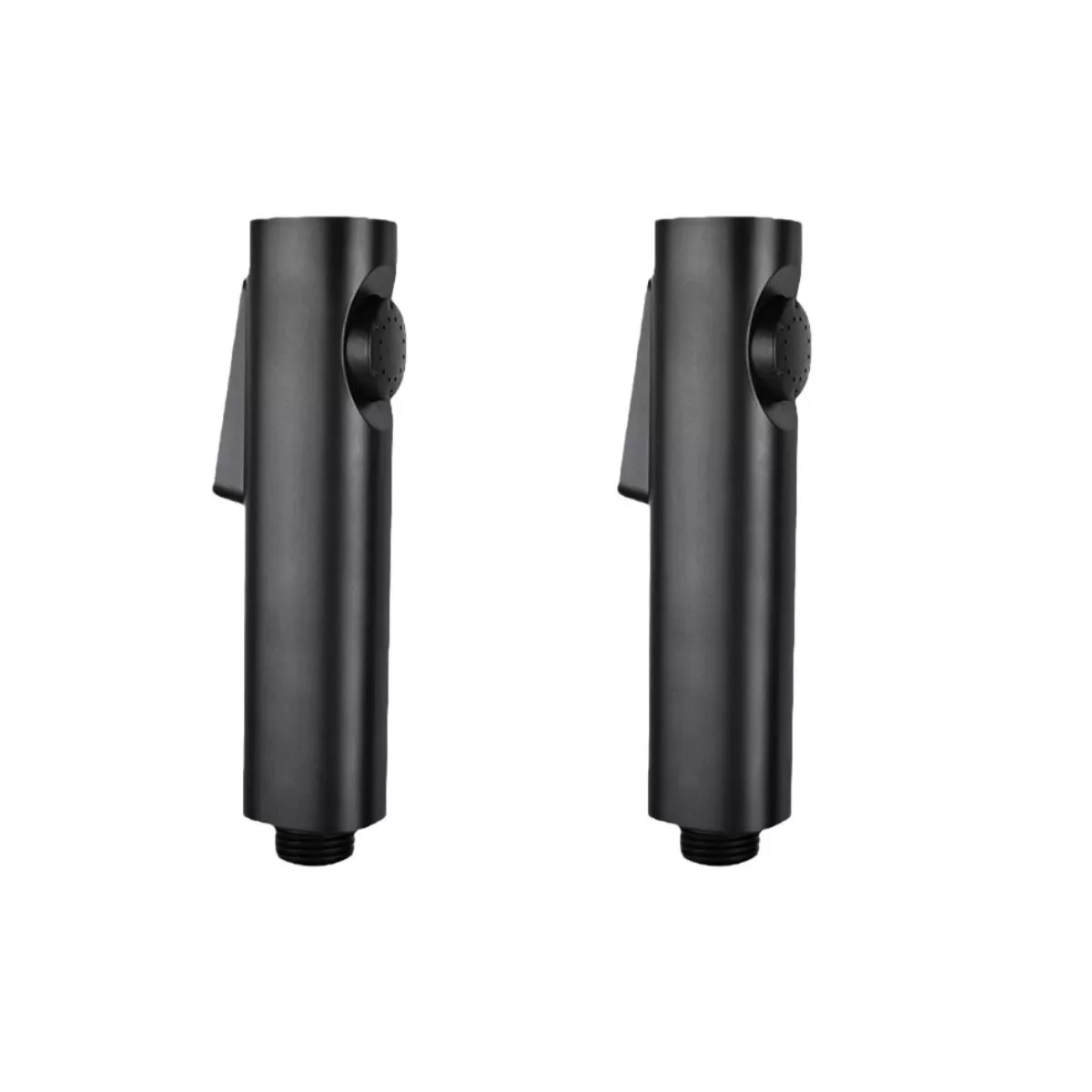 INF Handhållen högtrycksspruta för toalett och badrum - 2-pack, ABS multifärg, kompakt 14.5cm Svart