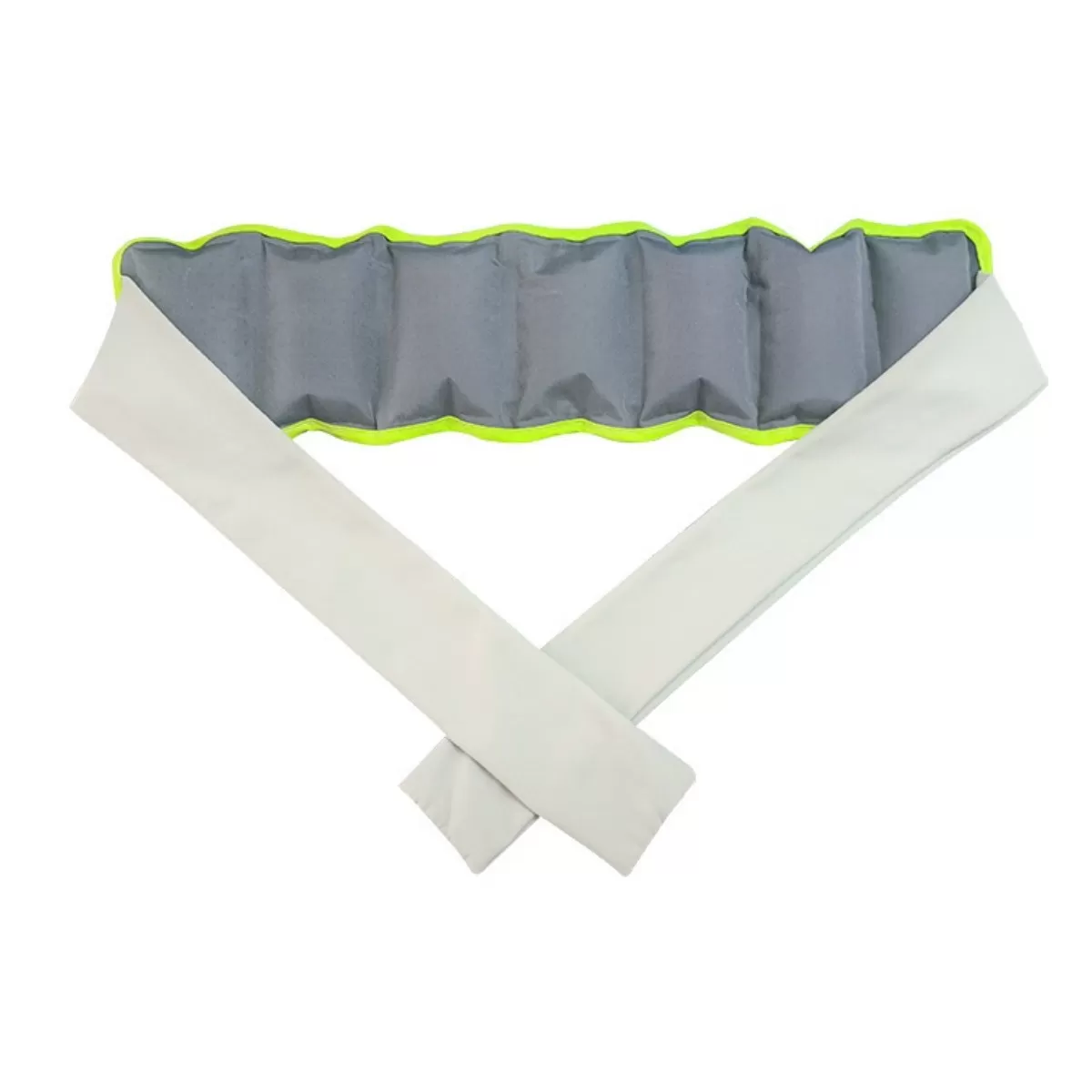 INF Outdoor Cooling Ice Neck Scarf - Evaporative Water-Absorbent Cooling Band för Resor och Sport Grå+grön