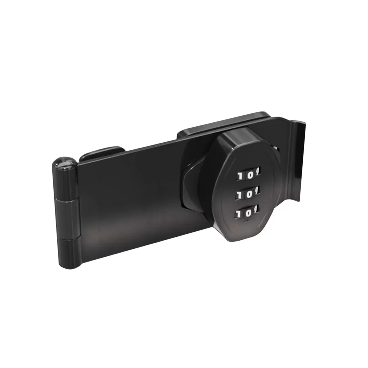 INF Ingen borrning skåpdörrlås 4 cun vinkelmontering – nyckelfri 3-siffrig kombination, zinklegering/järn, skruv- eller Svart