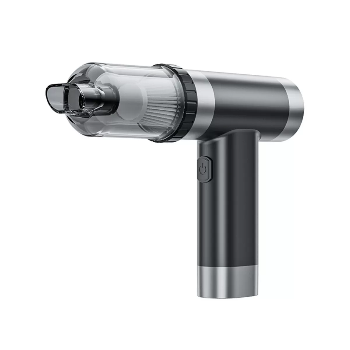 INF Handhållen sladdlös bildammsugare och blåsfunktion 2-i-1 - 12000Pa sugkraft, 80W, två hastigheter, 4000mAh, silver-svart