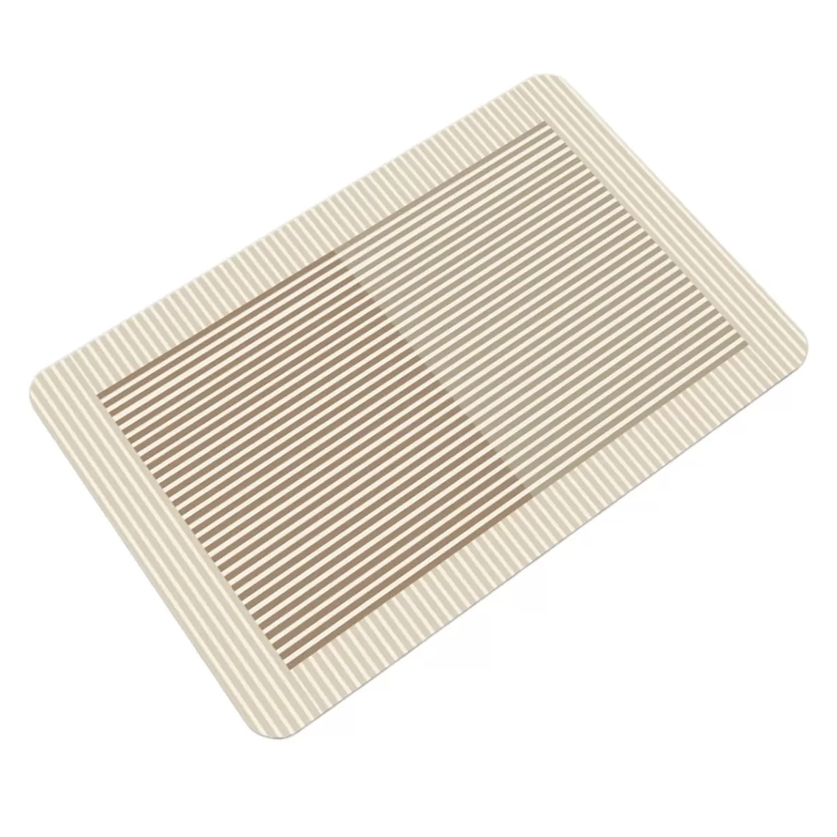 INF Diatomit badrumsmatta 40x60cm - Snabbtorkande, vattenabsorberande, halkfri, off-white