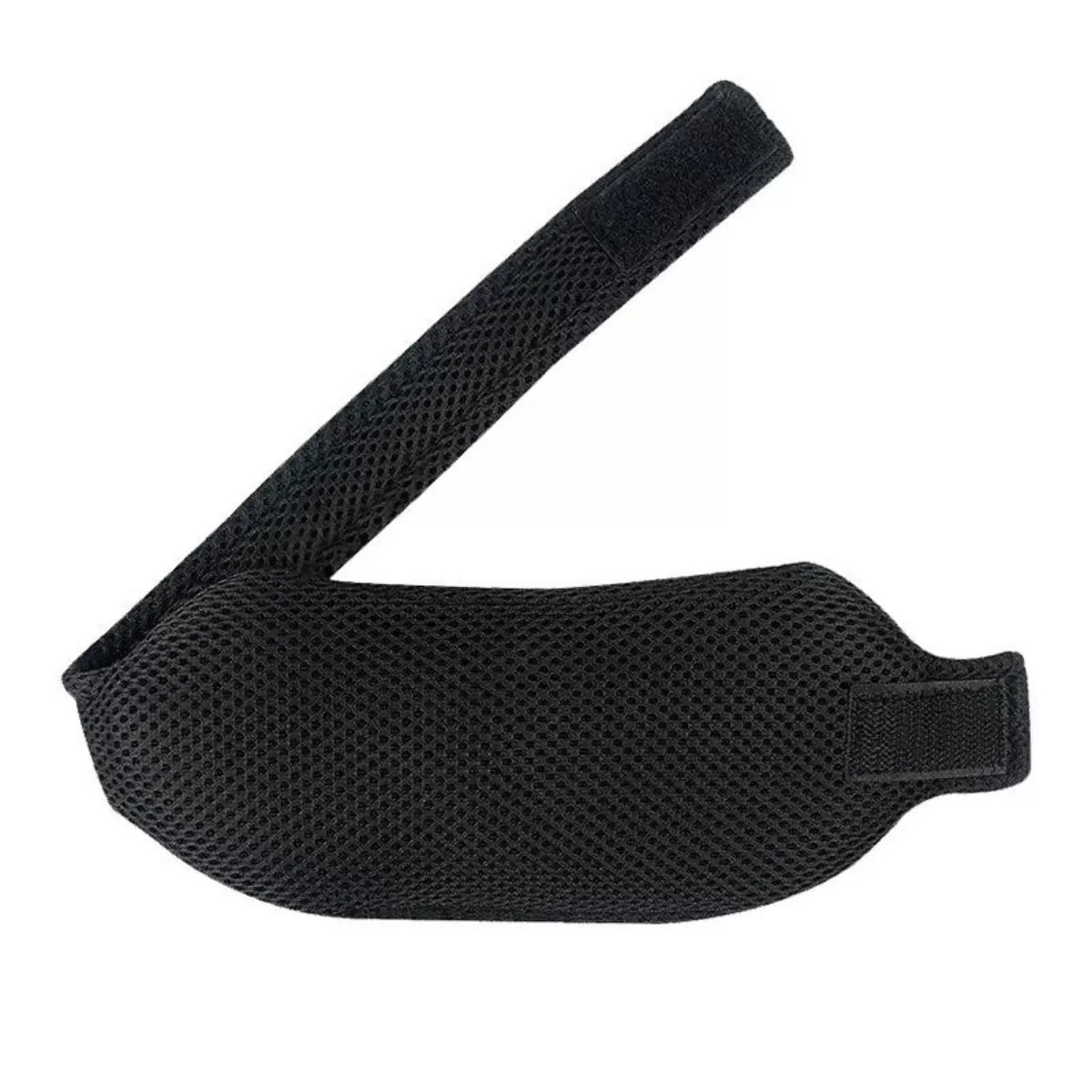 INF Anti-snark Nättyg Hakrem – Mjukt Elastiskt Käkstöd, Unisex, Passar Nackomkrets 30-40cm, Svart