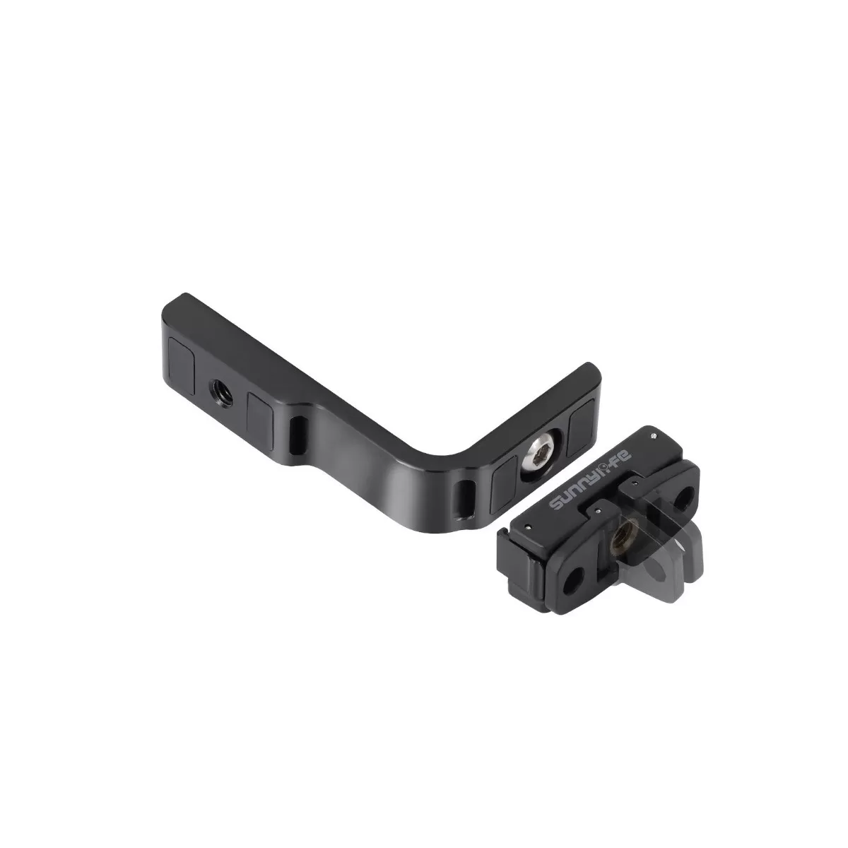 INF L-format vertikal-horisontal adapter, kompatibelt med Insta360 X4 Air/X5/4 – CNC-aluminium med magnetisk snabbkoppling