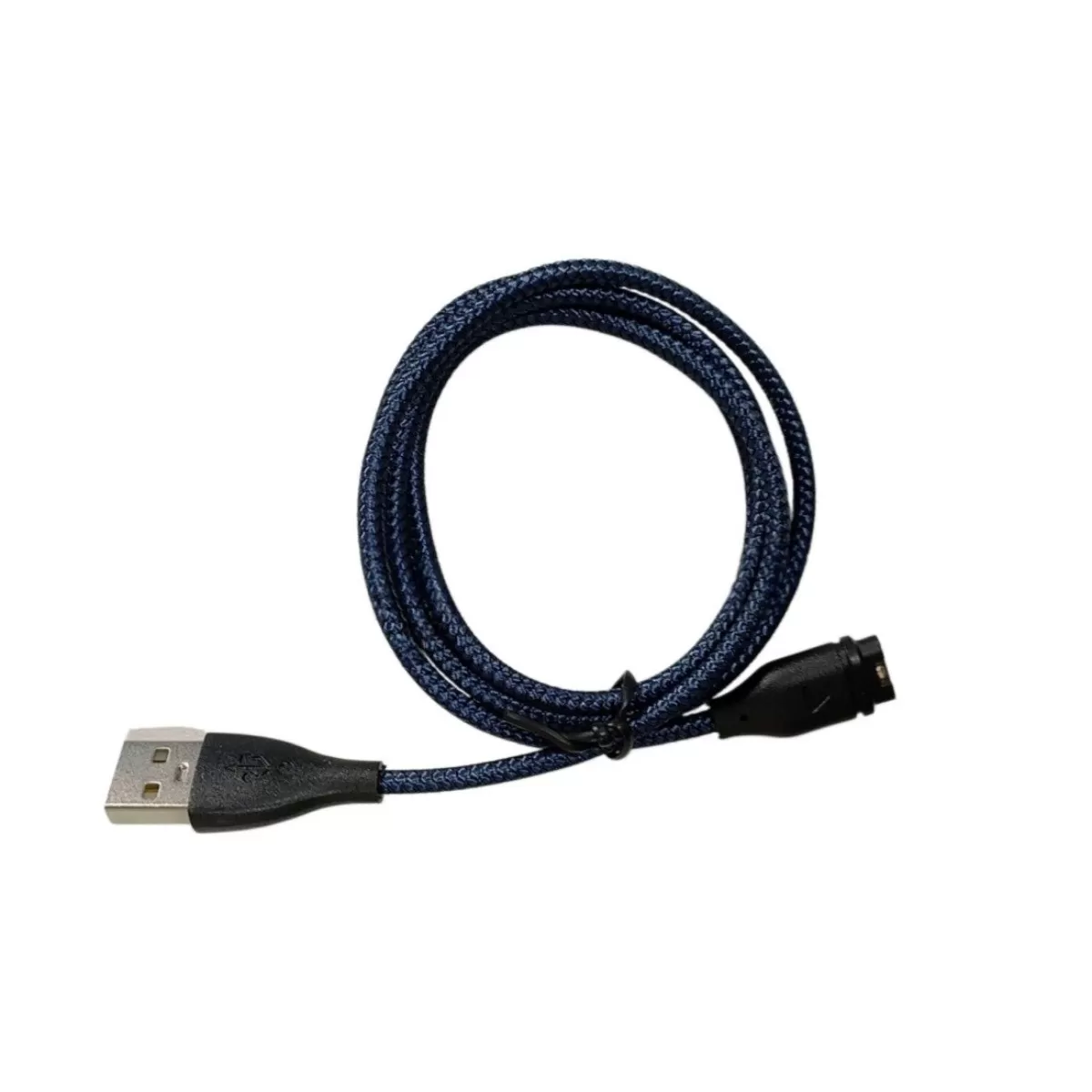 INF Flätad USB-A laddkabel kompatibelt med Garmin-klockor - 100cm ABS+PET, Plug-and-Play för Fenix 5/5S/6 och Forerunner 935