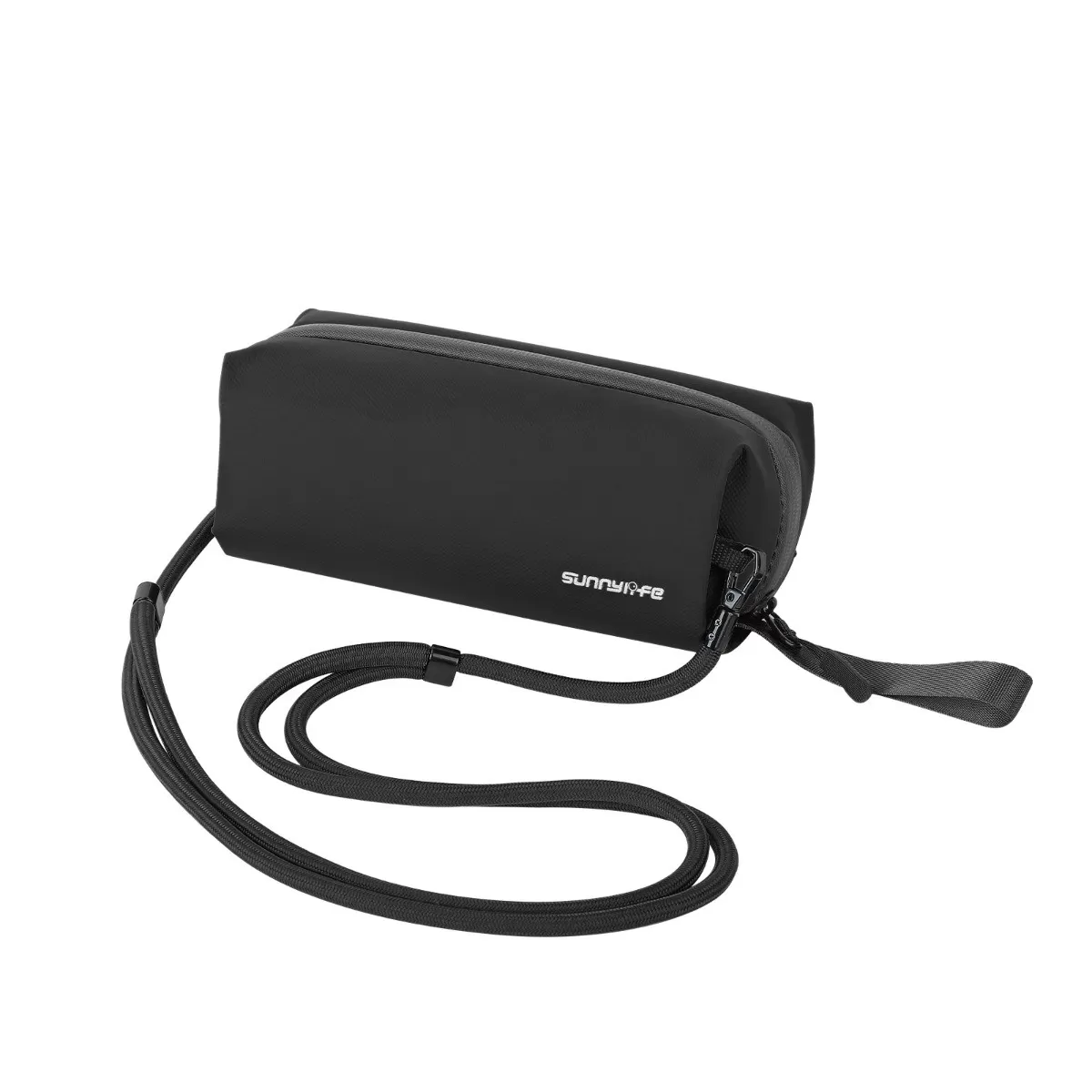 INF Multifunktionell digital förvaringsväska svart kompatibelt med DJI Osmo Pocket 3 och OSMO Nano - PU-läder, Lycra-foder,