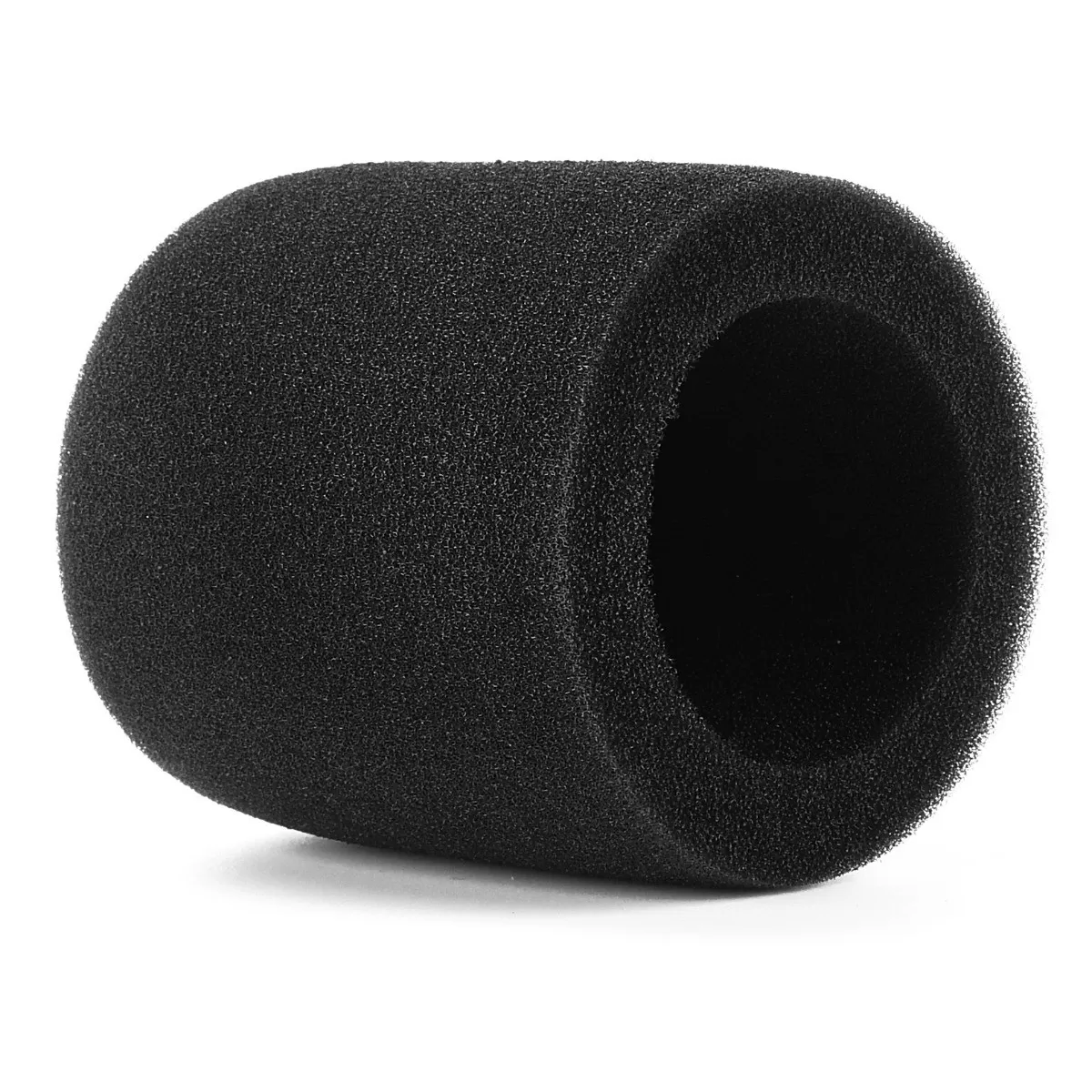 INF Svart skumvindskydd och popfilter kompatibelt med Shure MV7 och MV7X – minskar plosiver, damm och andningsljud