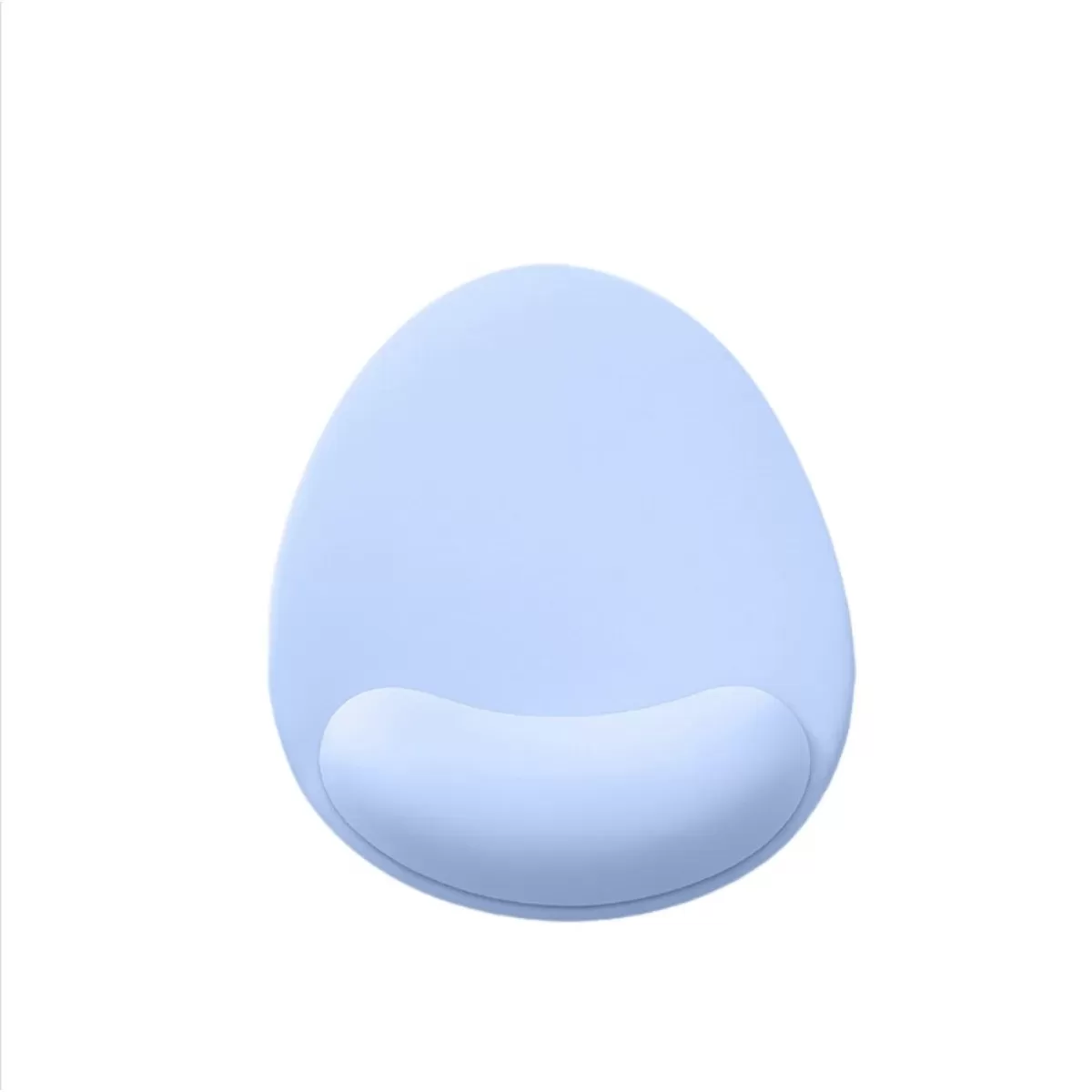 INF Silikonmusmatta för kontoret med handledsstöd i lycra - Ergonomiskt handledsstöd, halkfri musmatta för kontoret med