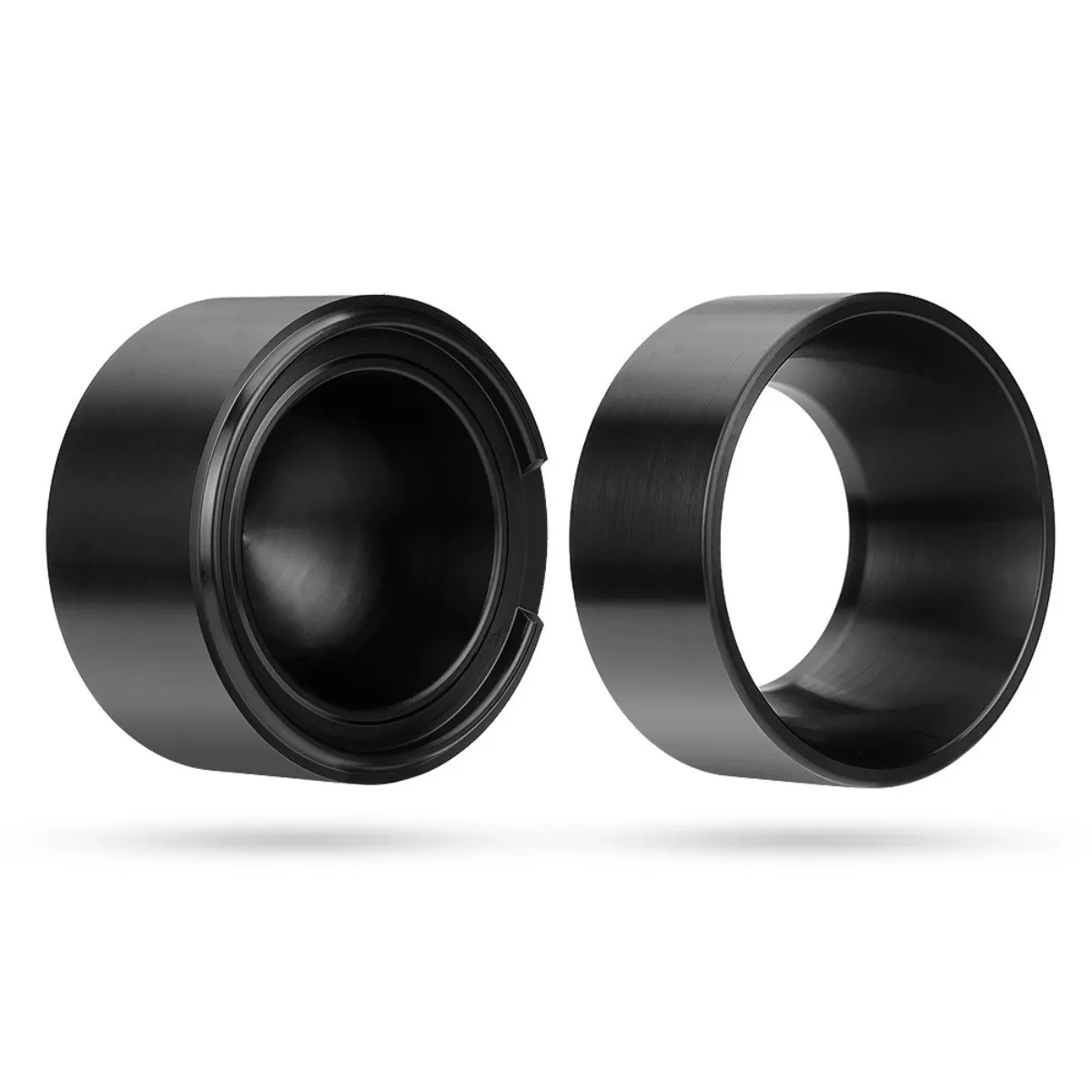 INF Fast påfyllningslock för kaffe - kompatibelt med Nespresso VertuoLine, återfyllbart PP svart 8cm x 8cm x 4cm