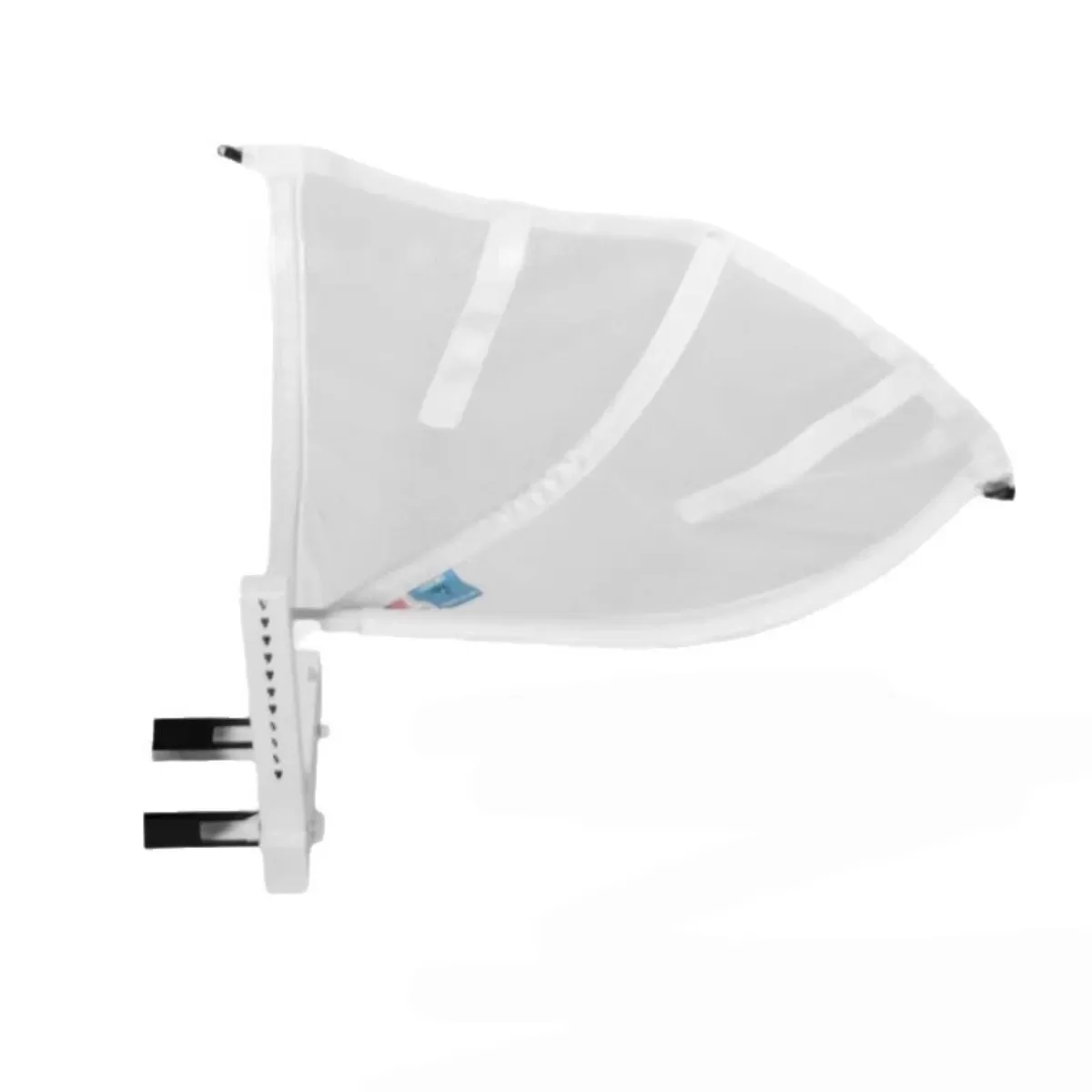 INF Bärbar samlingspåse för tvättmaskin - polyester nätpåse för små plagg, vit, 36cm x 28cm