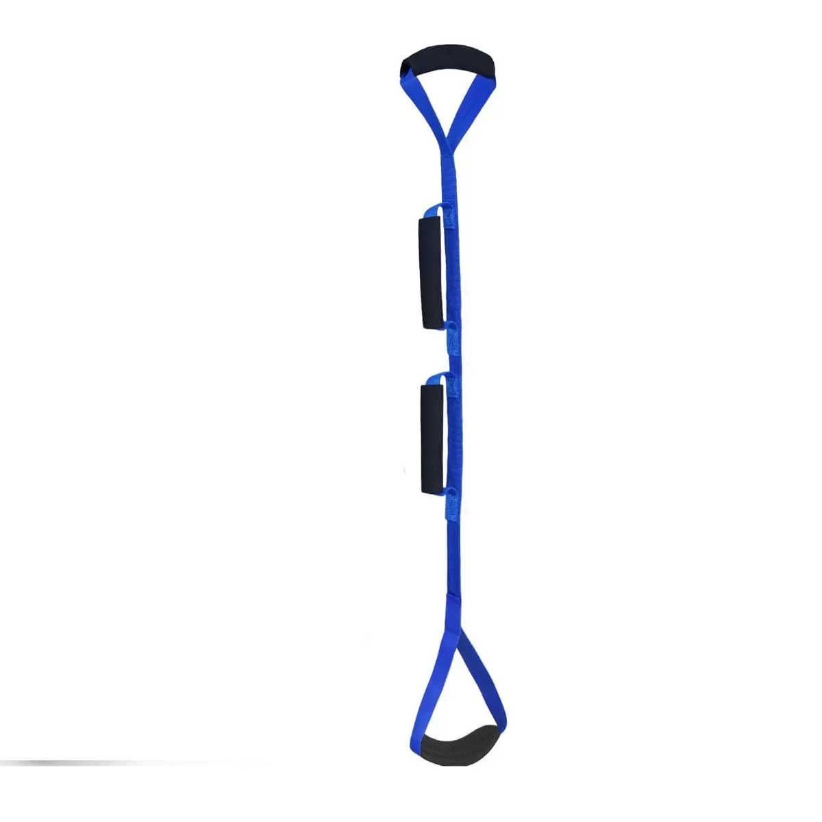 INF Benlyftare i nylon - 100 cm benlyftshjälp för äldre, patienter och postoperativ återhämtning Blå