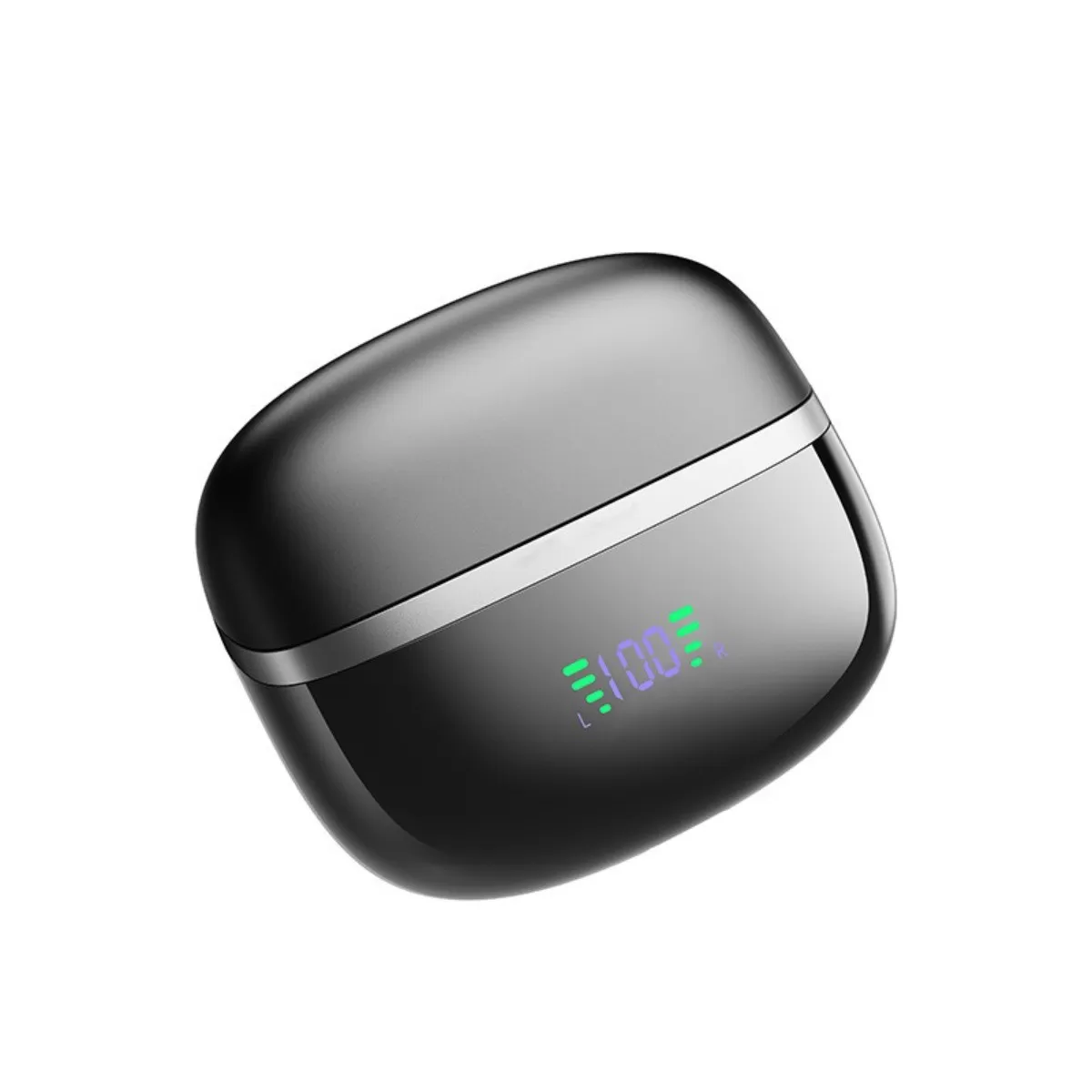 INF Smart digital ENC-brusreducerande in-ear trådlösa hörlurar – bärbar Bluetooth, lång batteritid 400mAh, ergonomisk säker Svart