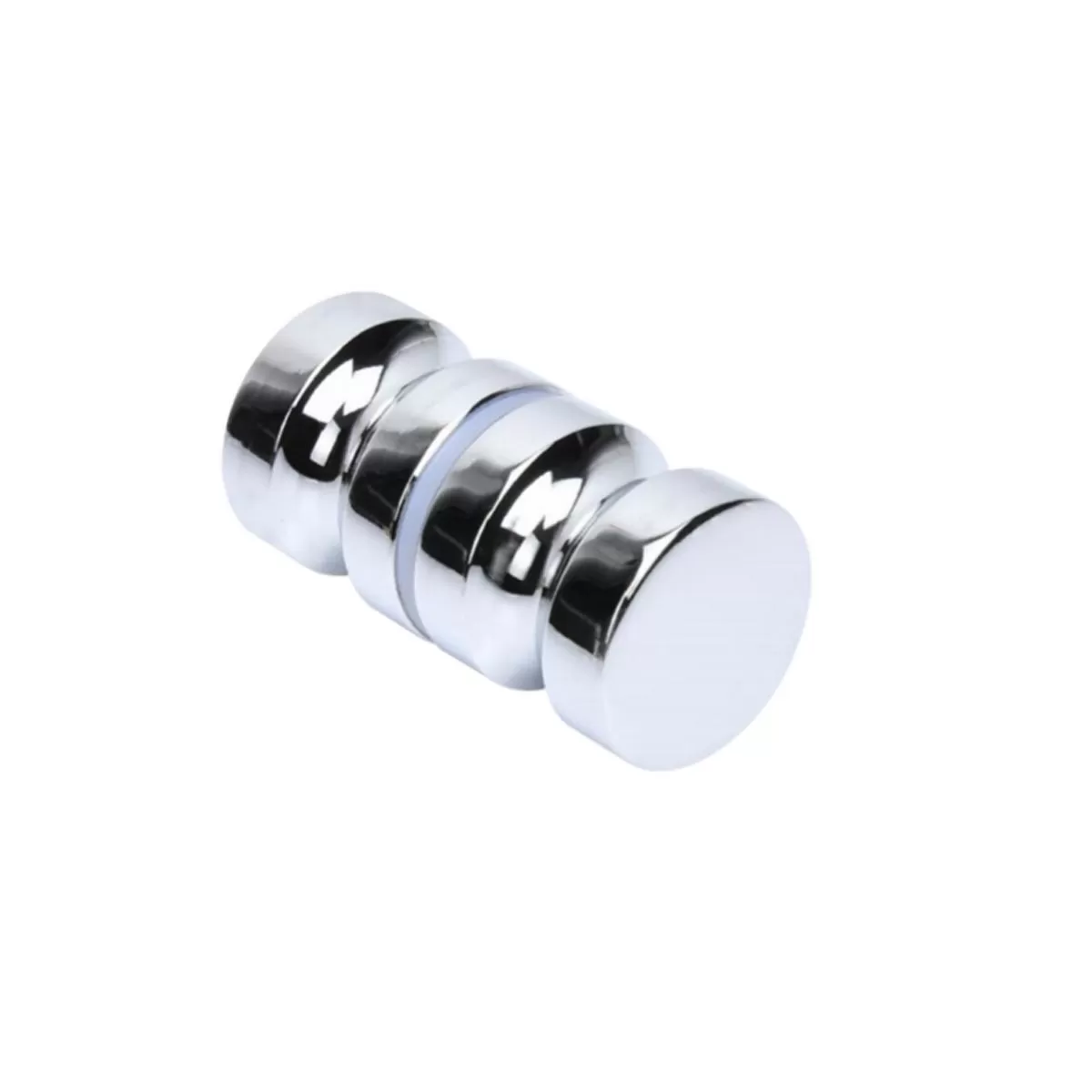 INF Dubbelsidigt draghandtag i 304 rostfritt stål för glasdörr - passar 6-18mm glas, storlek 6.2cm x 3cm x 3cm