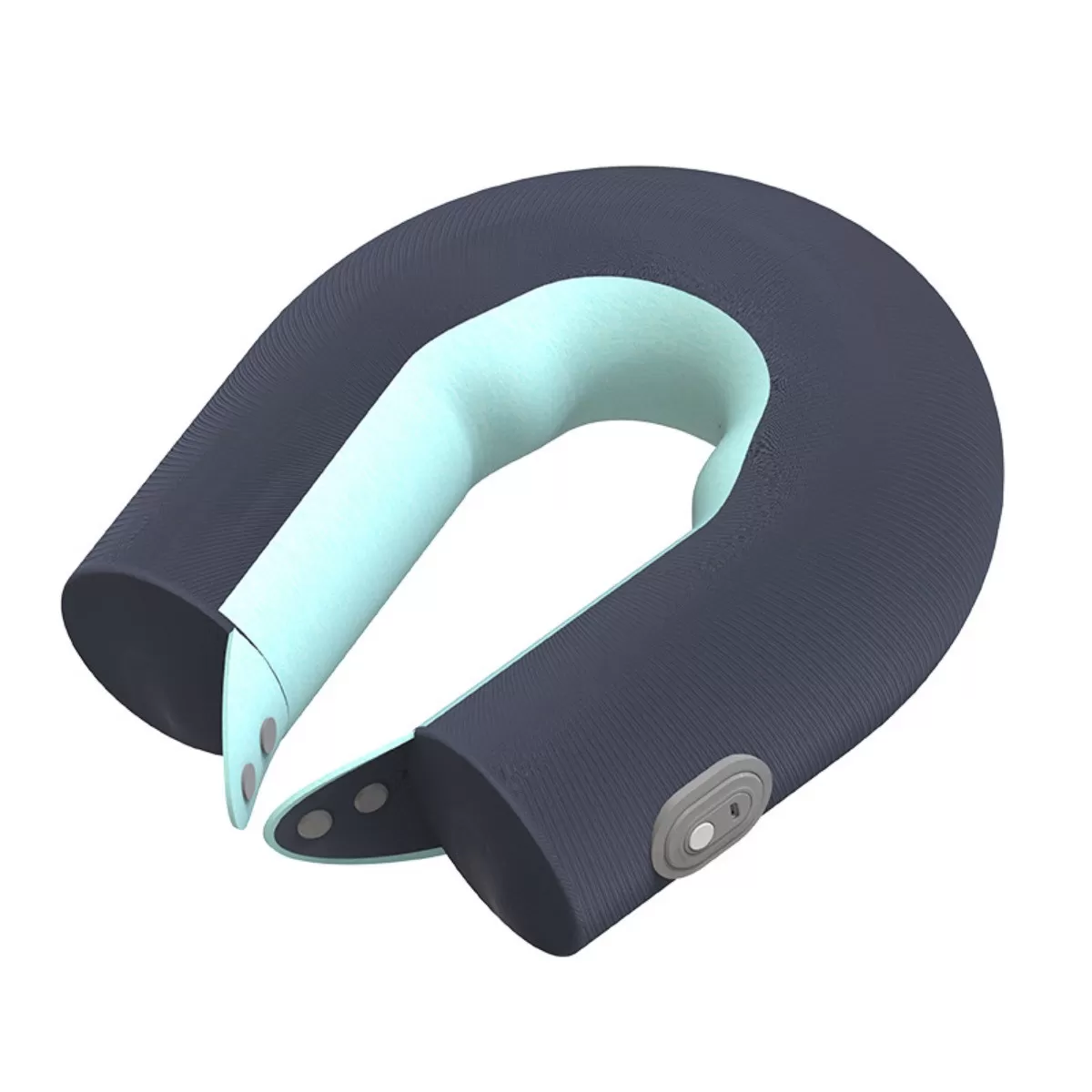 INF U-formad multifunktionell uppladdningsbar nackmassageapparat - dubbla 3D-knådningar, minnesskum, USB-C