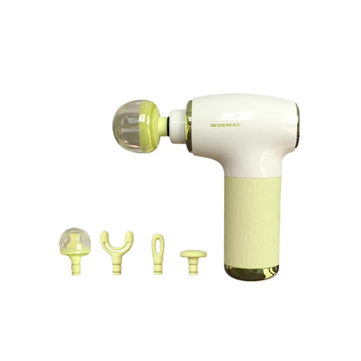 INF Jelly Fascia Gun - Trådlös 4-stegs massagpistol med smart kraftkänning, 1500mAh USB-uppladdningsbar, tyst