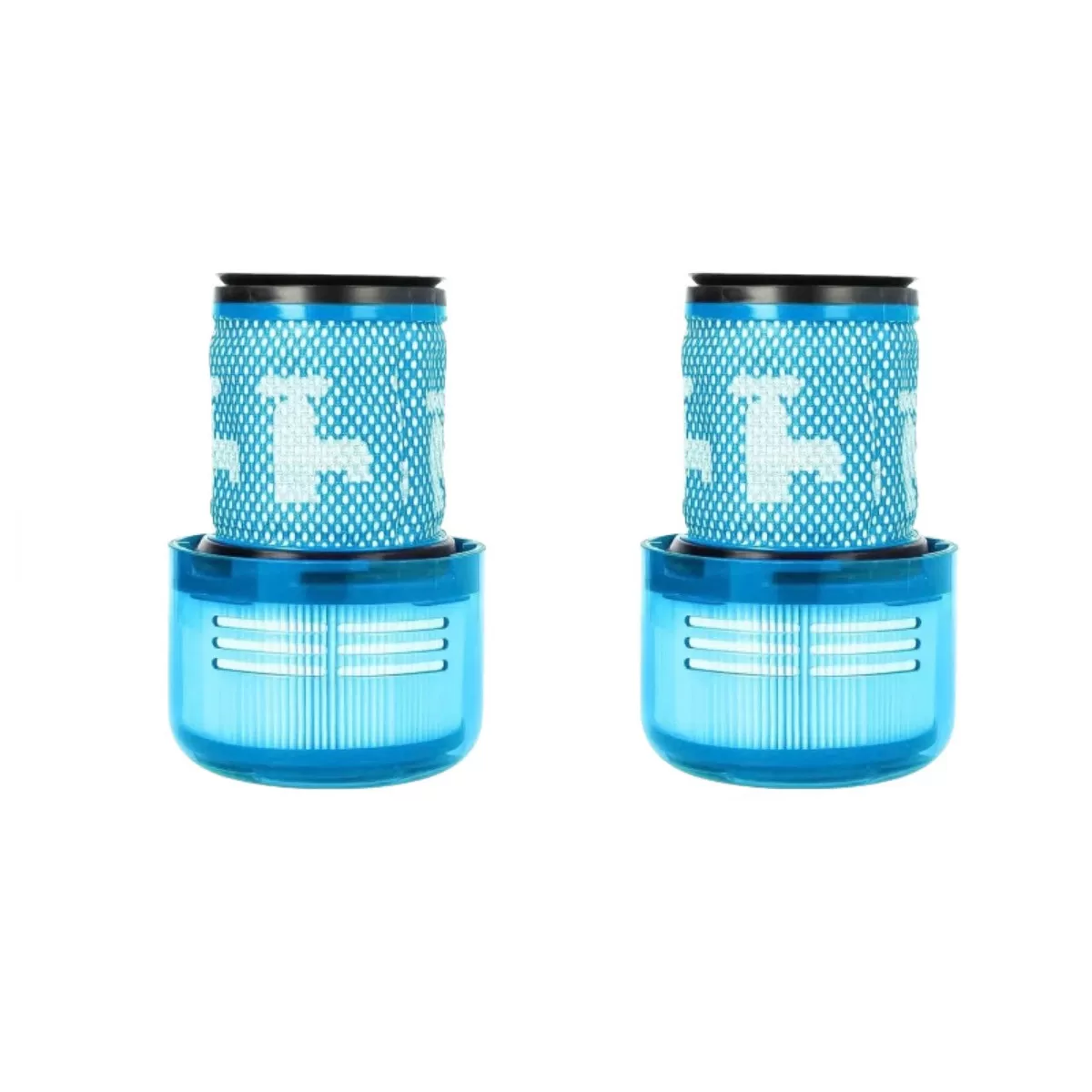 INF Reservfilterpaket kompatibelt med Dyson V12 (971517-01) – 4-pack ABS-ram + icke-vävt filter