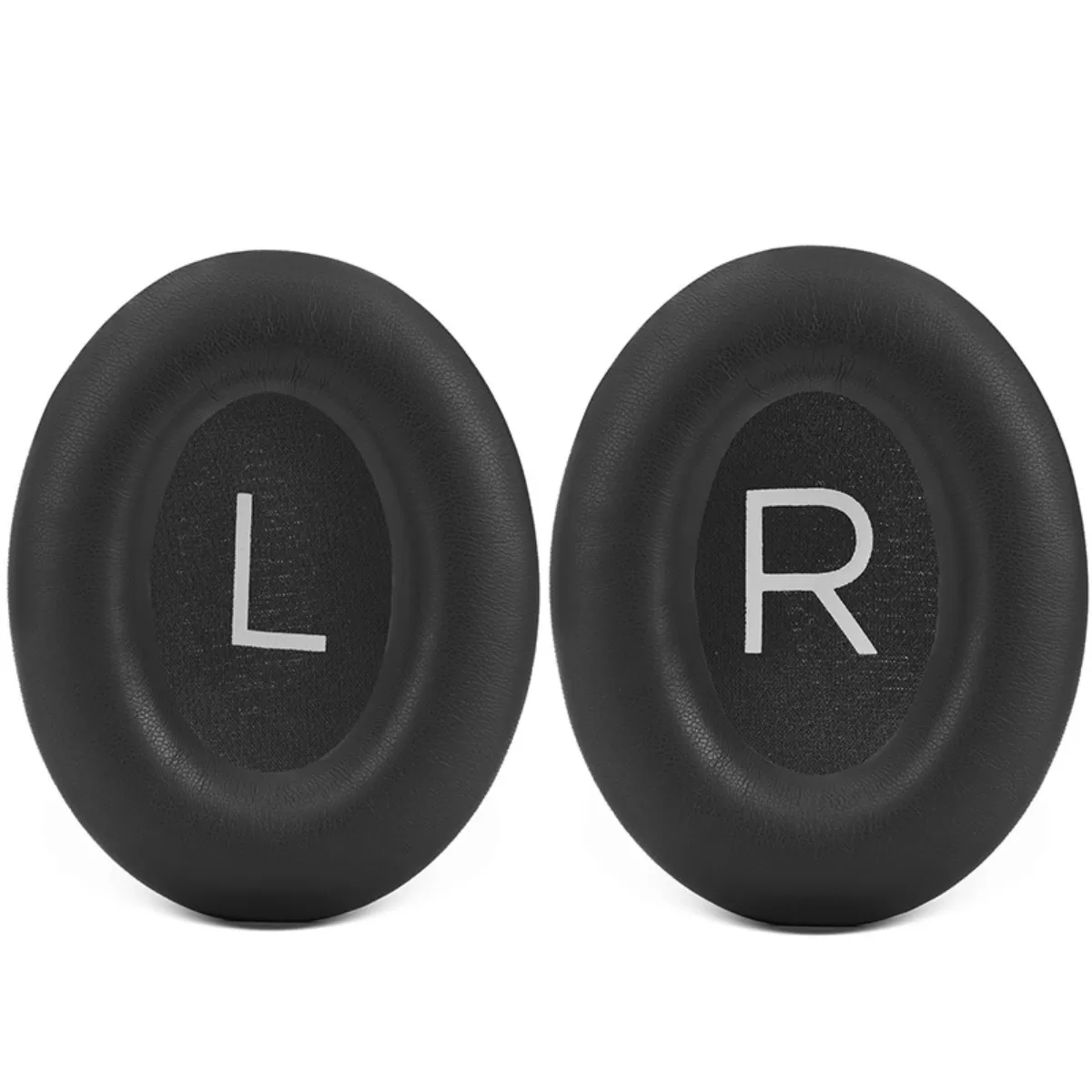 INF 2-pack ersättningsöronkuddar kompatibla med Bose QC45 - Protein Leather Memory Foam, svart