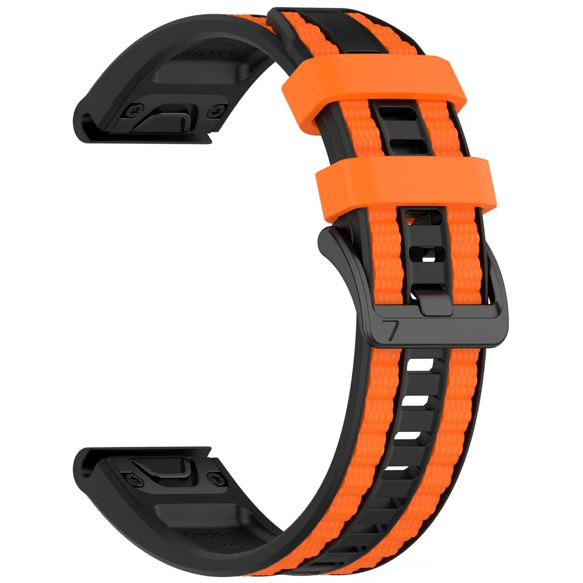 INF 26mm snabbkopplings silikonarmband kompatibelt med Garmin - mjuk bekväm passform, flera färger för Fenix, Tactix, Epix, Orange