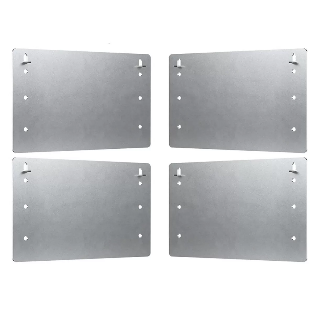 INF Självgängande stålplattor för kabel- och rörskydd 4-pack - spikskydd för reglar, 5 inch x 8 inch skydd