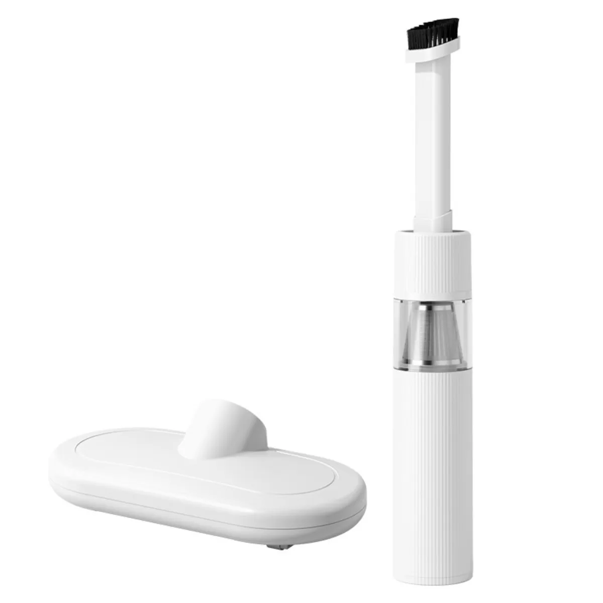 INF Handhållen sladdlös bil- och dammkvalsterdamsugare C11 - 50w hög sugkraft, USB-C laddbar, 1200ma Vit