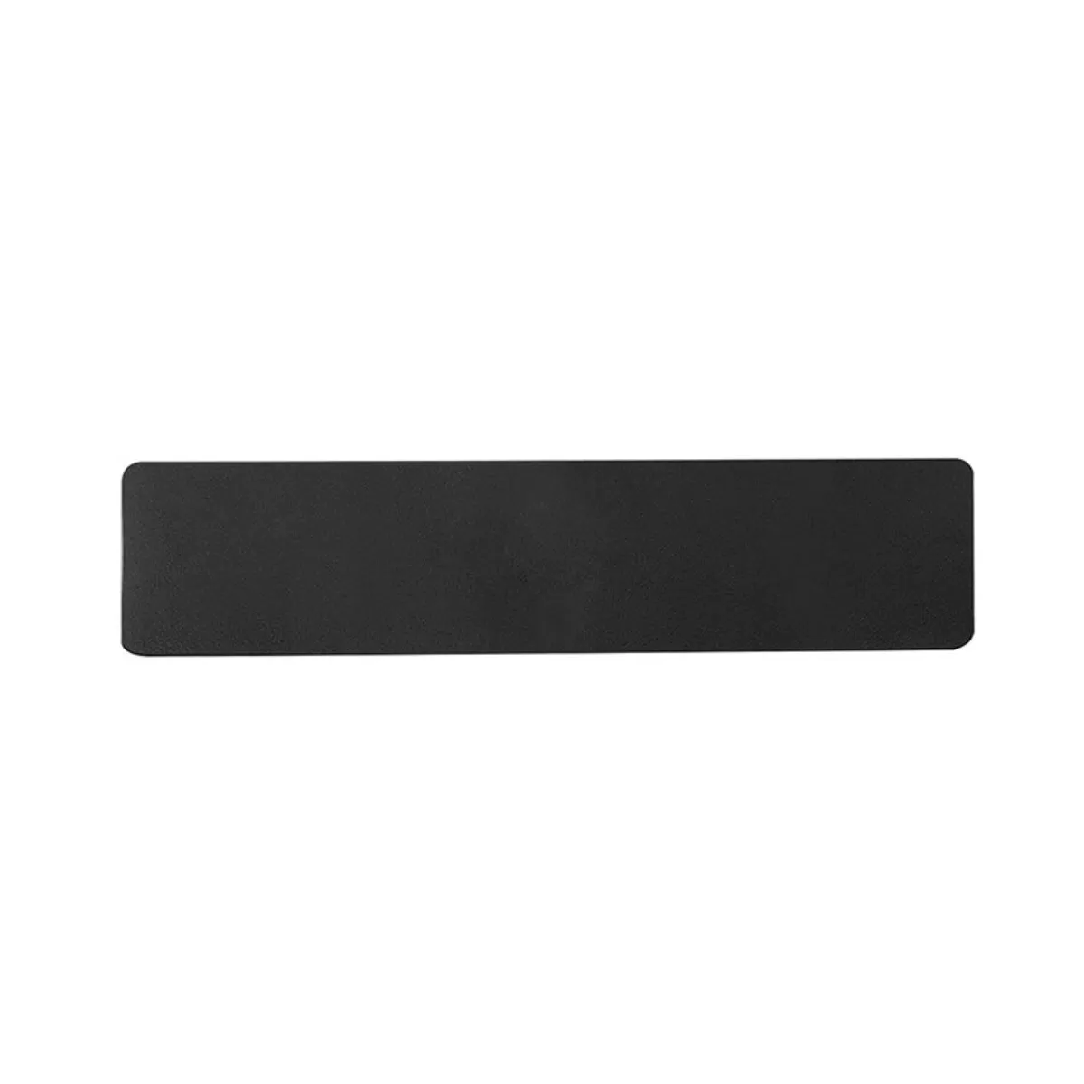 INF Stänkskydd för diskbänk - Klippbar blandarmatta, halkfri vattentät bänkskydd för porslinsskydd (Svart, 76cm x 14cm x 0.5cm)