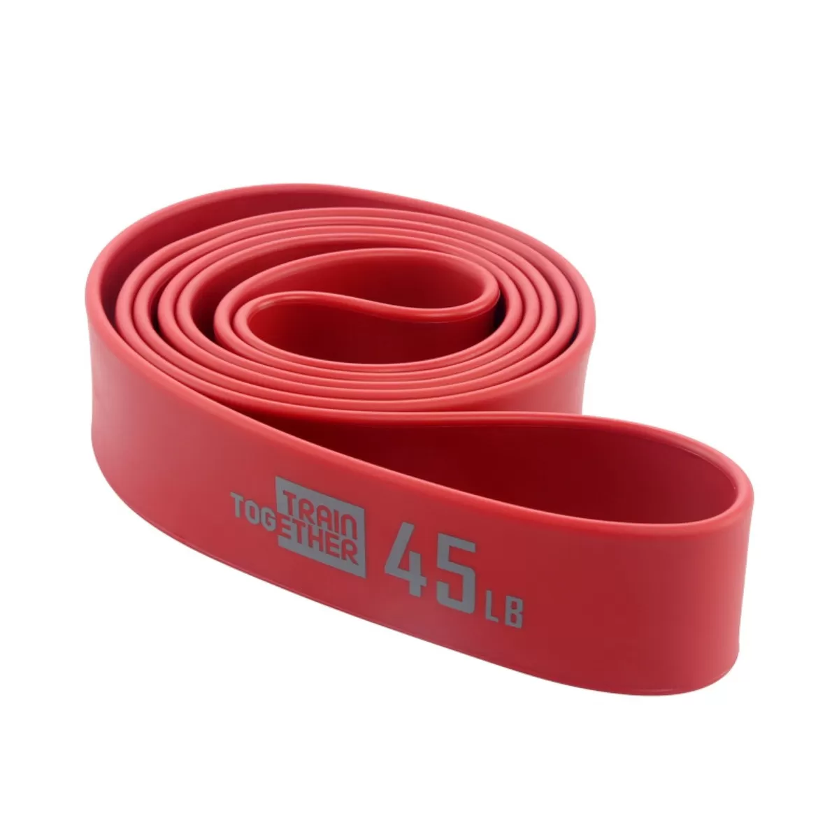 INF 45 lb motståndsloopband - mjuk gummi röd för bänkpress, knäböj, assisterade pull-ups och hoppträning