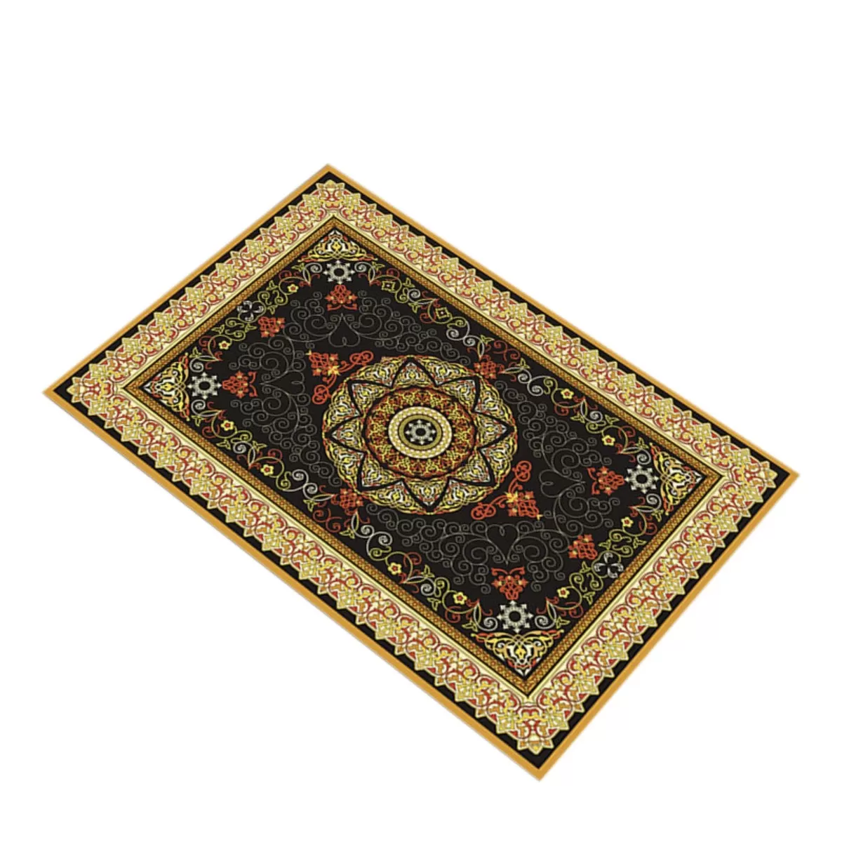 INF Fläckresistent Absorberande Gummi Halkfri Badrumsmatta (Uppgraderad) - Halkfri 80cm x 50cm Flerfärgad