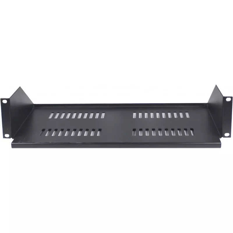 toten 19" fixed shelf, 2U, 267mm deep, max 8Kg