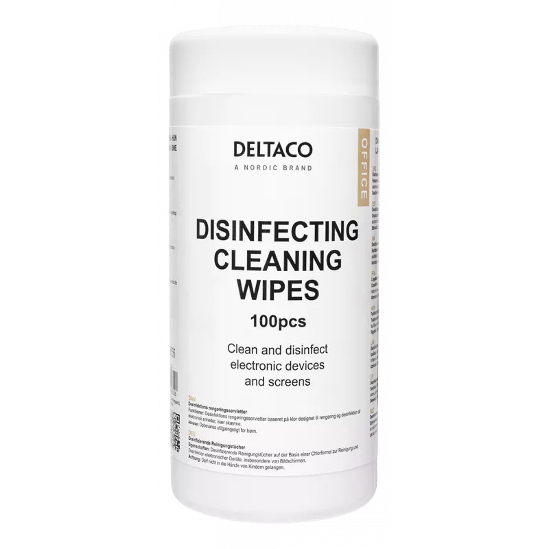 OFFICE antibacterial cleaning wipes devices/screens 100 wipe