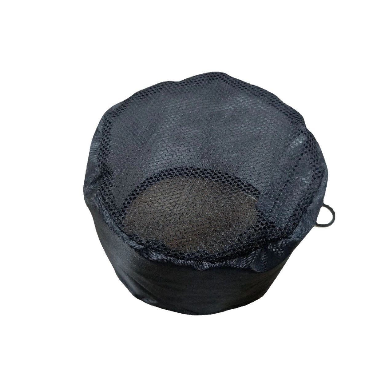 INF Bärbar luftkonditionerings avgasrör läckpåse 4x5.3in (10x13.5cm) Polyester med dragsko, svart