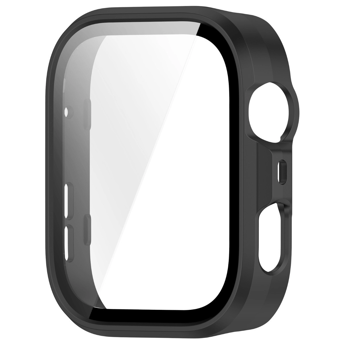 INF Kompatibelt med Huawei Watch Fit5Pro - Fullt PC+Härdat Glas Skal med Integrerat Skärmskydd, Svart, Precisa Utskärningar