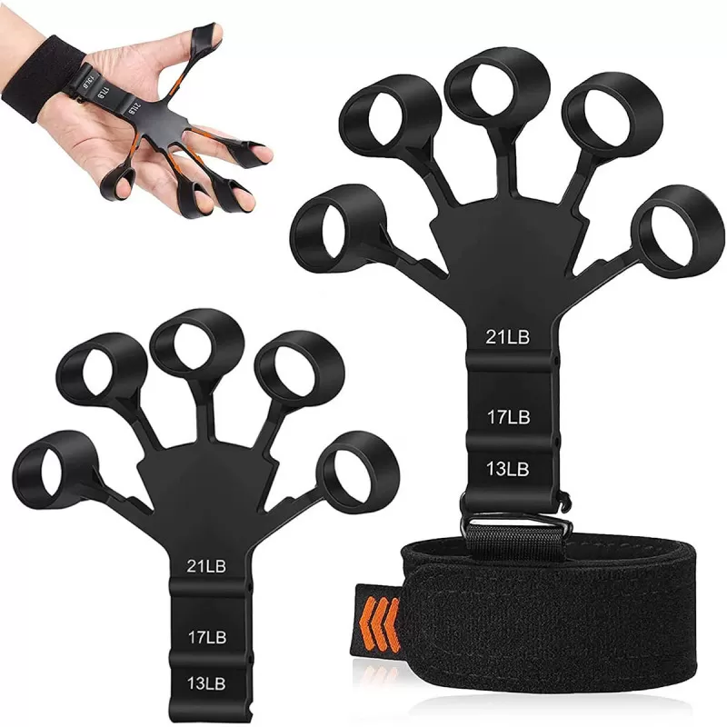 INF Fingertränare med 3 olika motstånd 2-pack