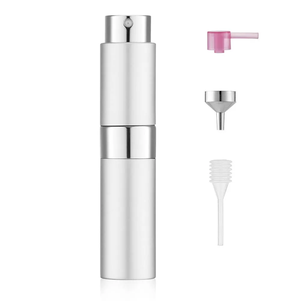INF Liten refill sprayflaska för parfym 8 ml Silver