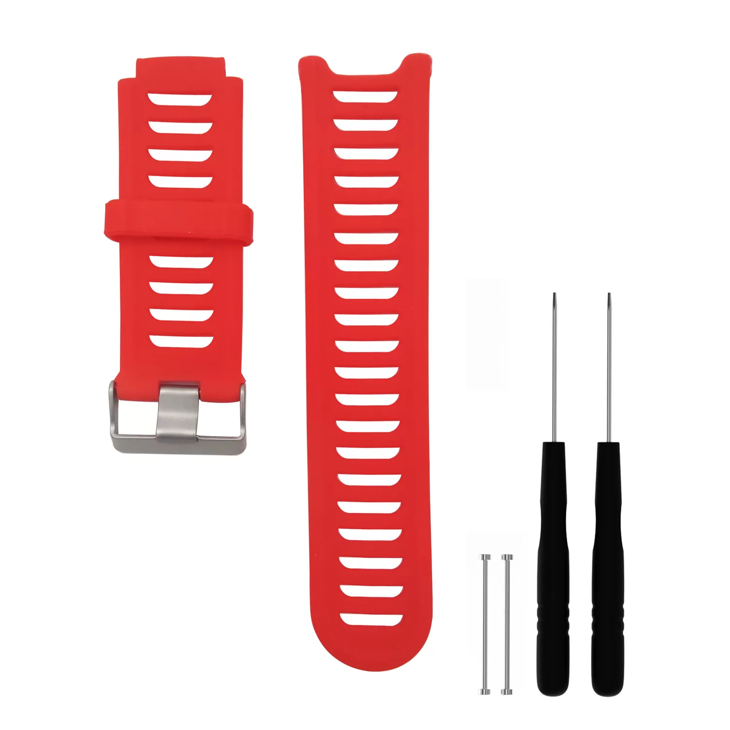 INF Klockarmband silikon Garmin Forerunner 910XT Röd