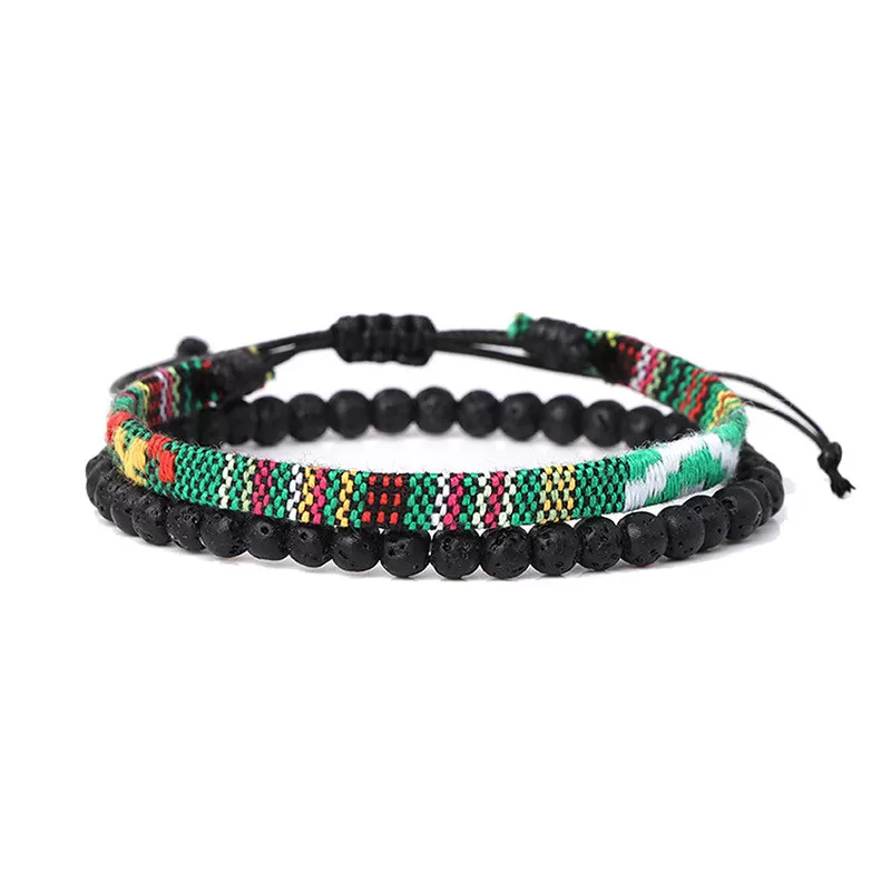 INF Vävda armband 2 st
