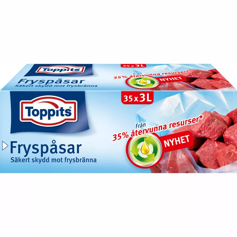 Toppits Fryspåsar 3L 35st (Obs 9st DFP)