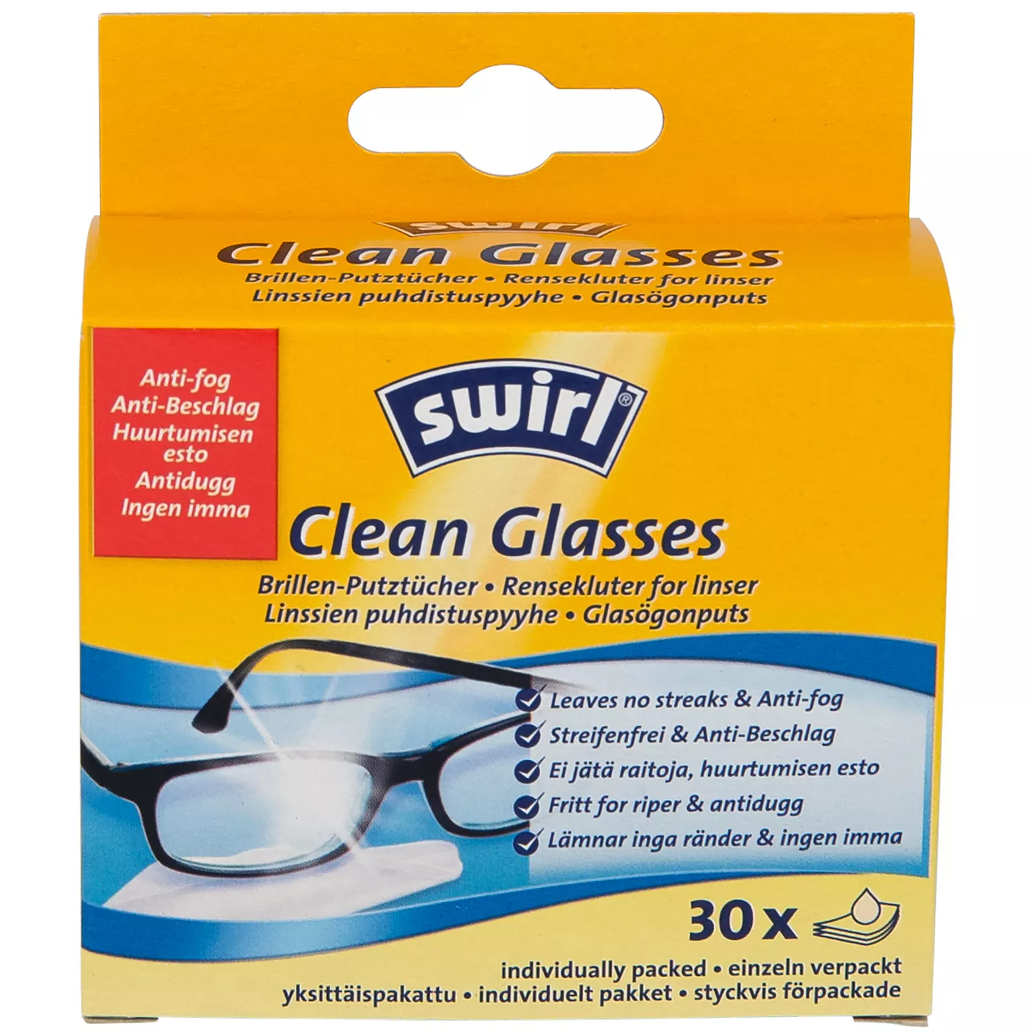 Swirl Glasögonputs 30st (Obs 20st DFP)