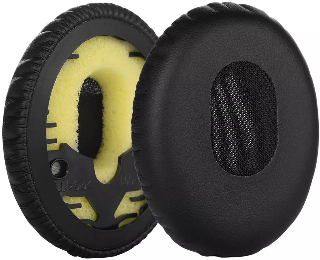 INF Bose QuietComfort QC 3 öronkuddar 1 par konstläder Svart