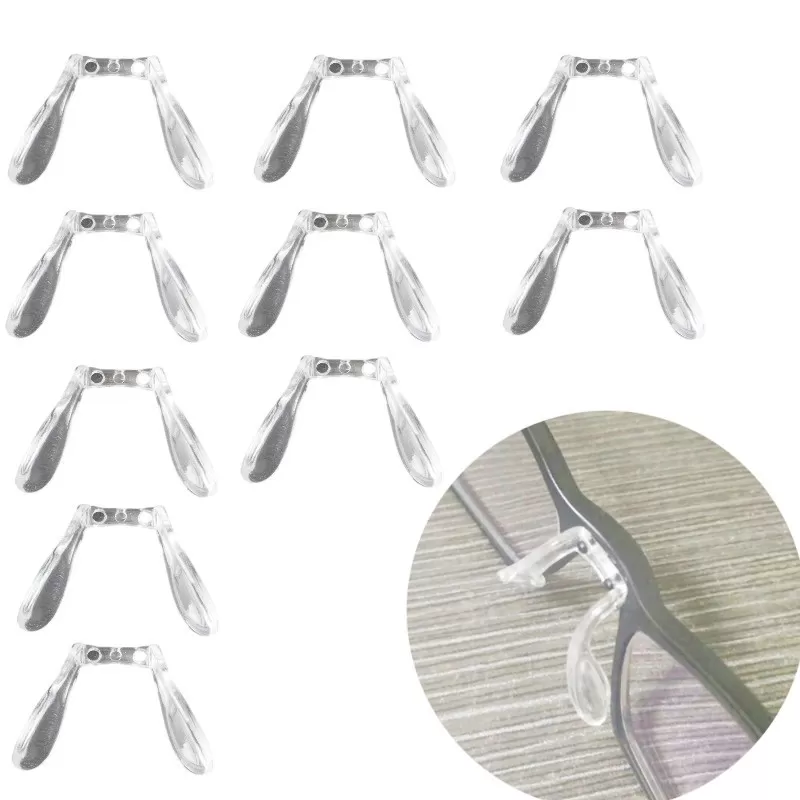 INF U-formad nässkydd silikonsadel för glasögon 10-pack