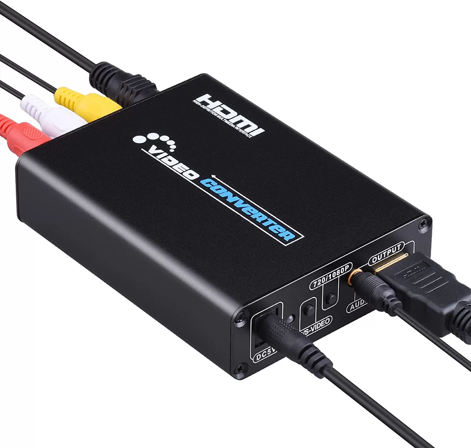 INF AV- och S-video till HDMI-omvandlare