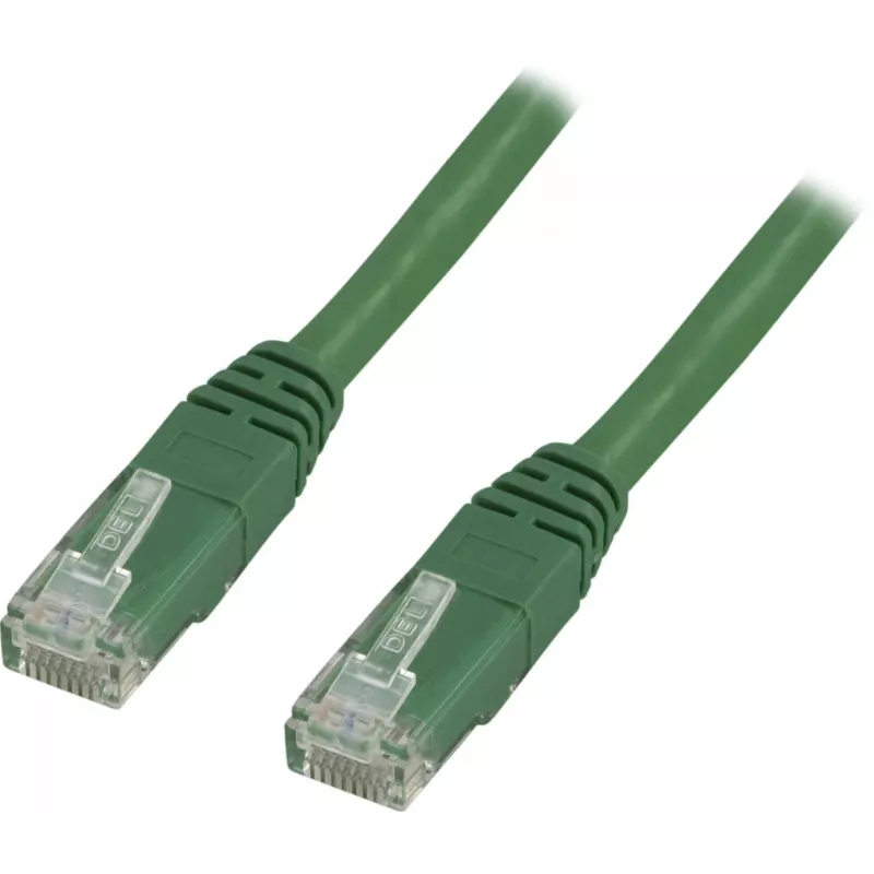 deltaco U/UTP Cat5e patch cable 2m, green