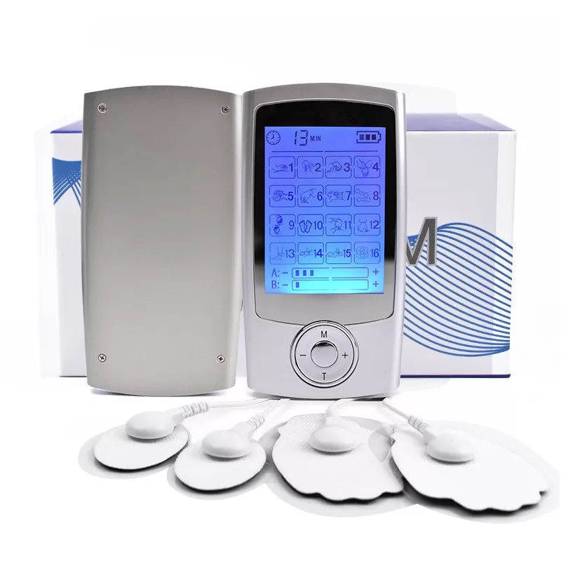 INF TENS apparat EMS muskelstimulator med 16 massagelägen