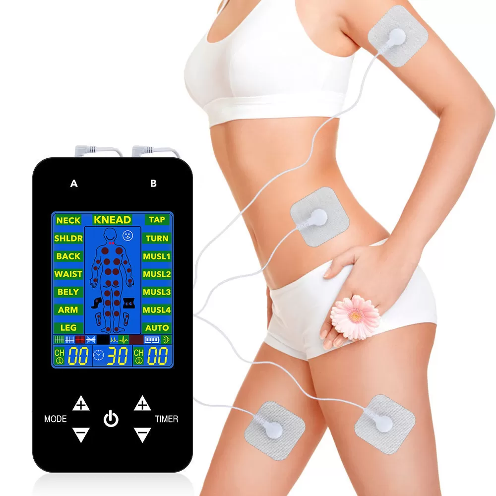 INF TENS maskin / Muskelstimulator med 15 massagelägen
