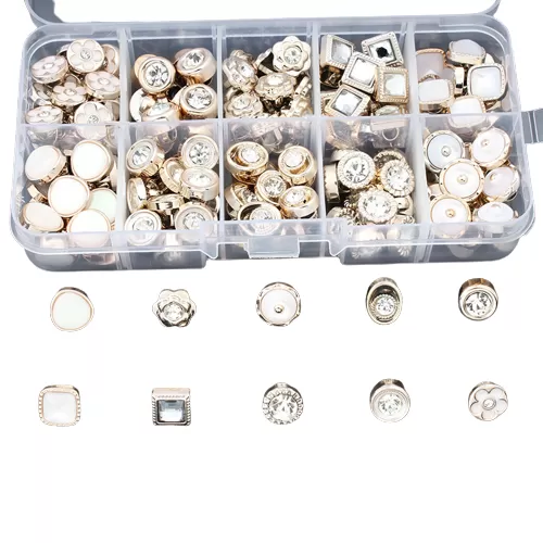 INF Klädknappar för Dekoration och DIY, 100-pack