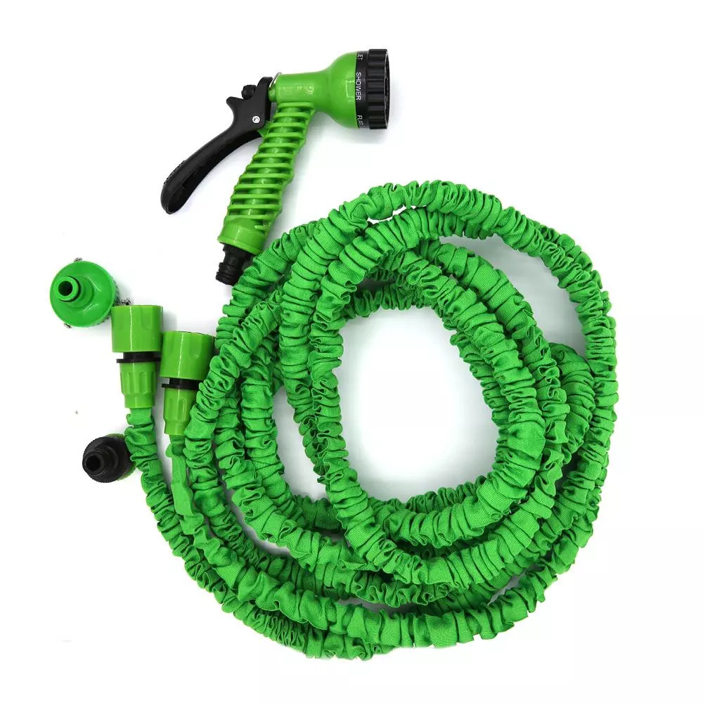 INF Utdragbar Vattenslang med Munstycke, 5-15 meter