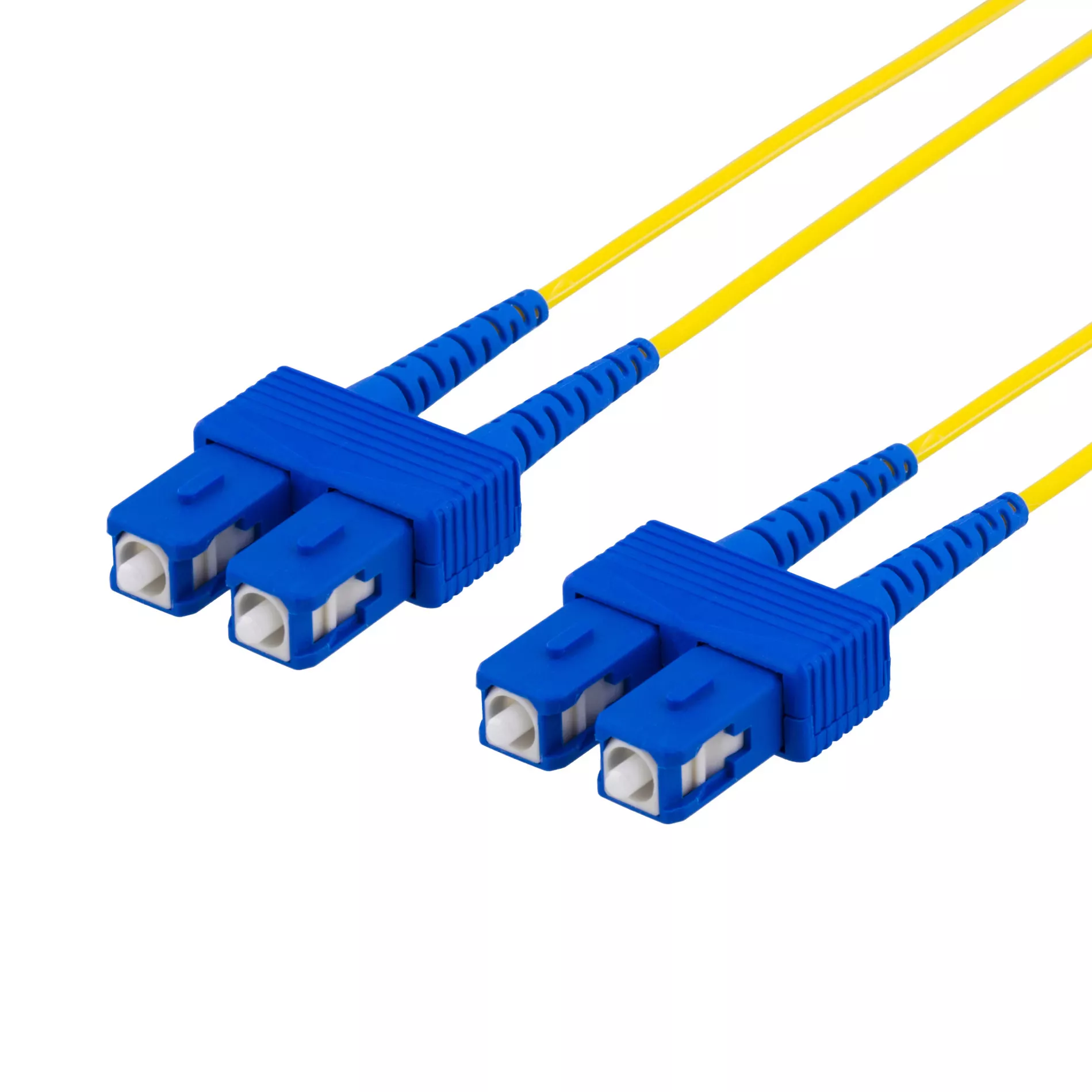deltaco OS2 Fiber cable, SC - SC, duplex, singlemode, 1,5m