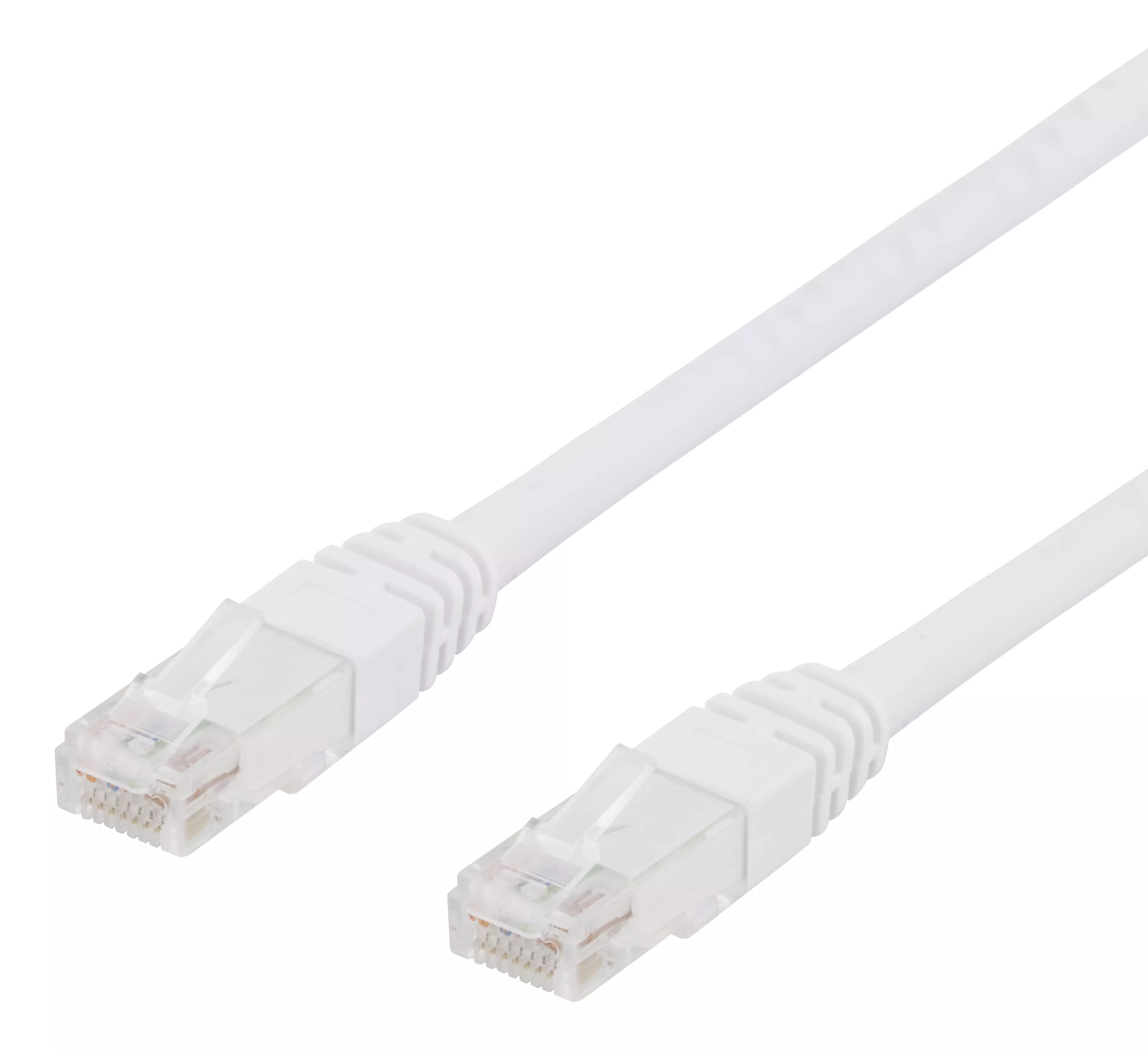 deltaco U/UTP Cat6 patch cable, LSZH, 15m, white