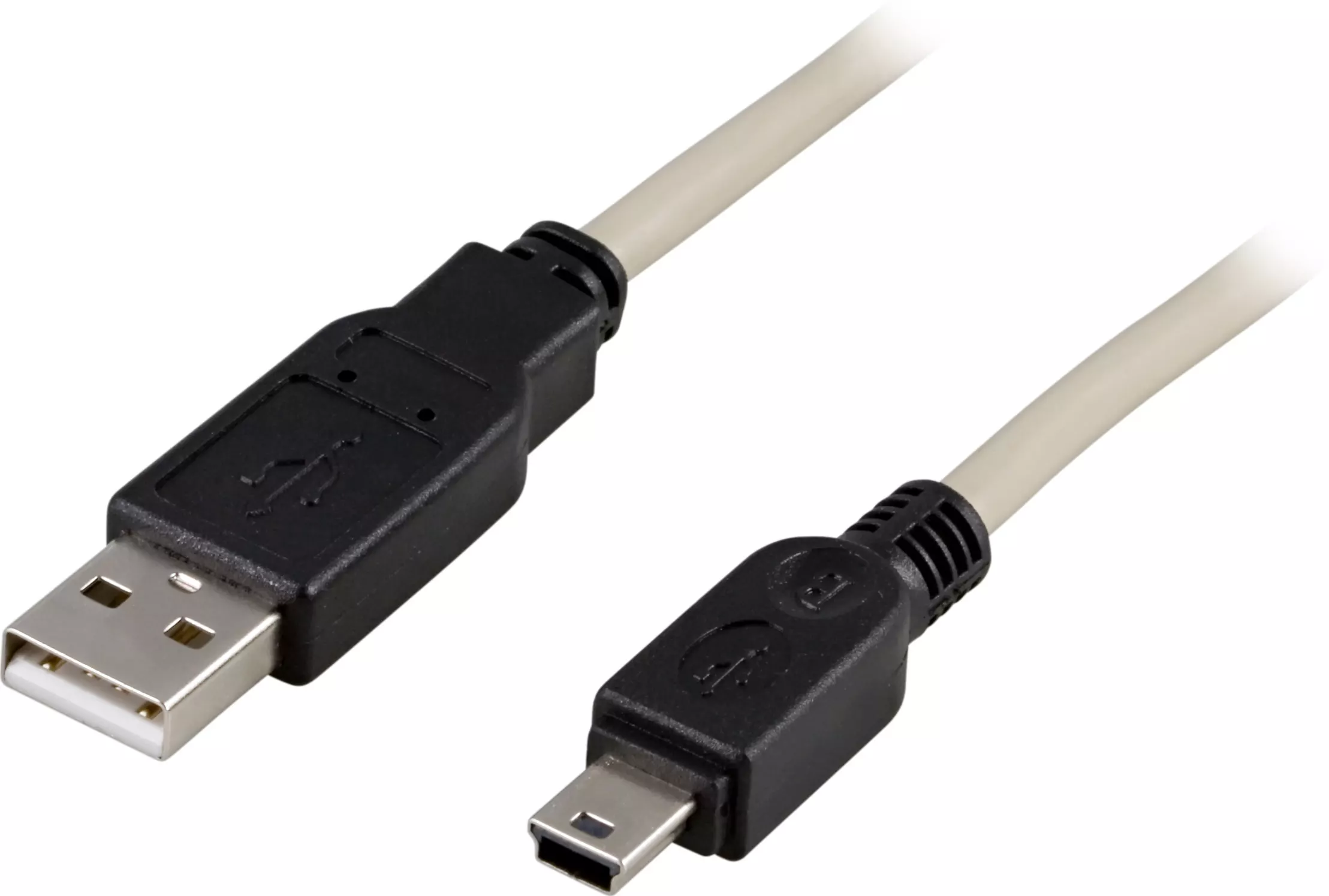 deltaco USB 2.0 cable Type A male - Type Mini B male 0.5m