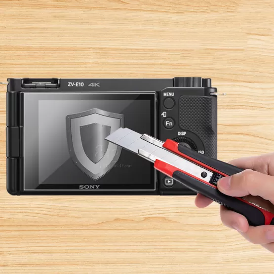 Explosionssäker skärmfilm mot fingeravtryck för SONY ZV-E20