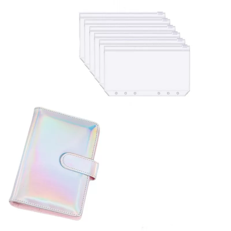 INF A6 Anteckningsbok med 8 Pärmfickor & 6 Hål