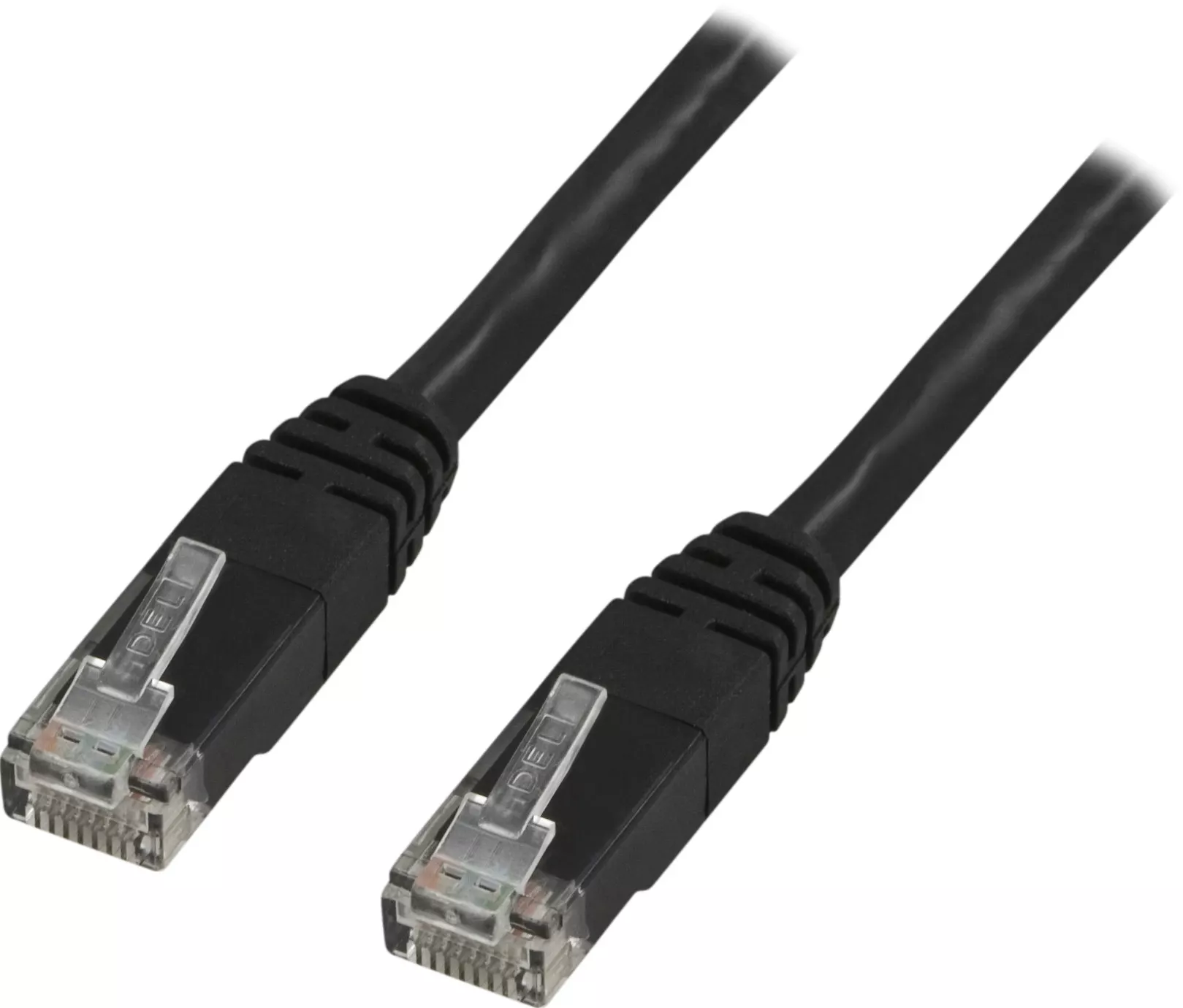 deltaco U/UTP Cat6 patch cable 25m, black